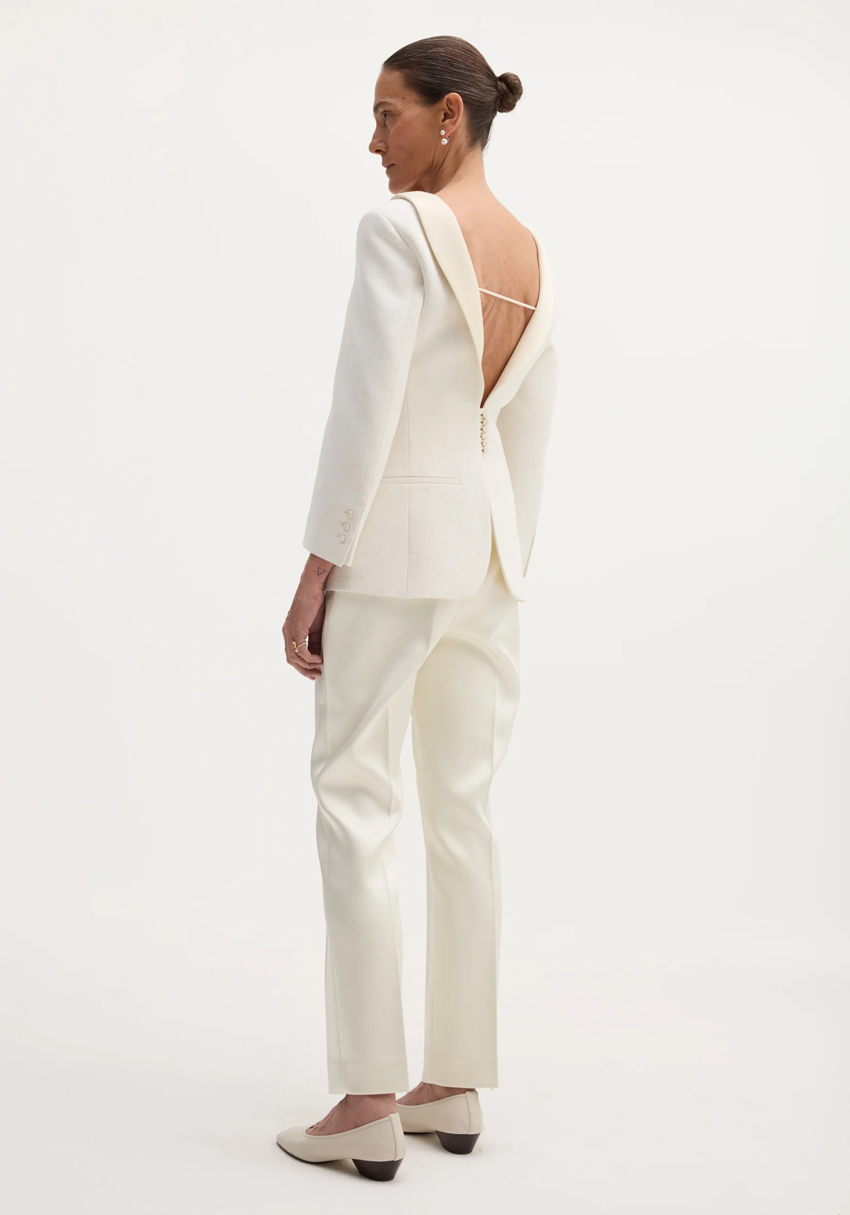 Reversed blazer | winter white - Image 3