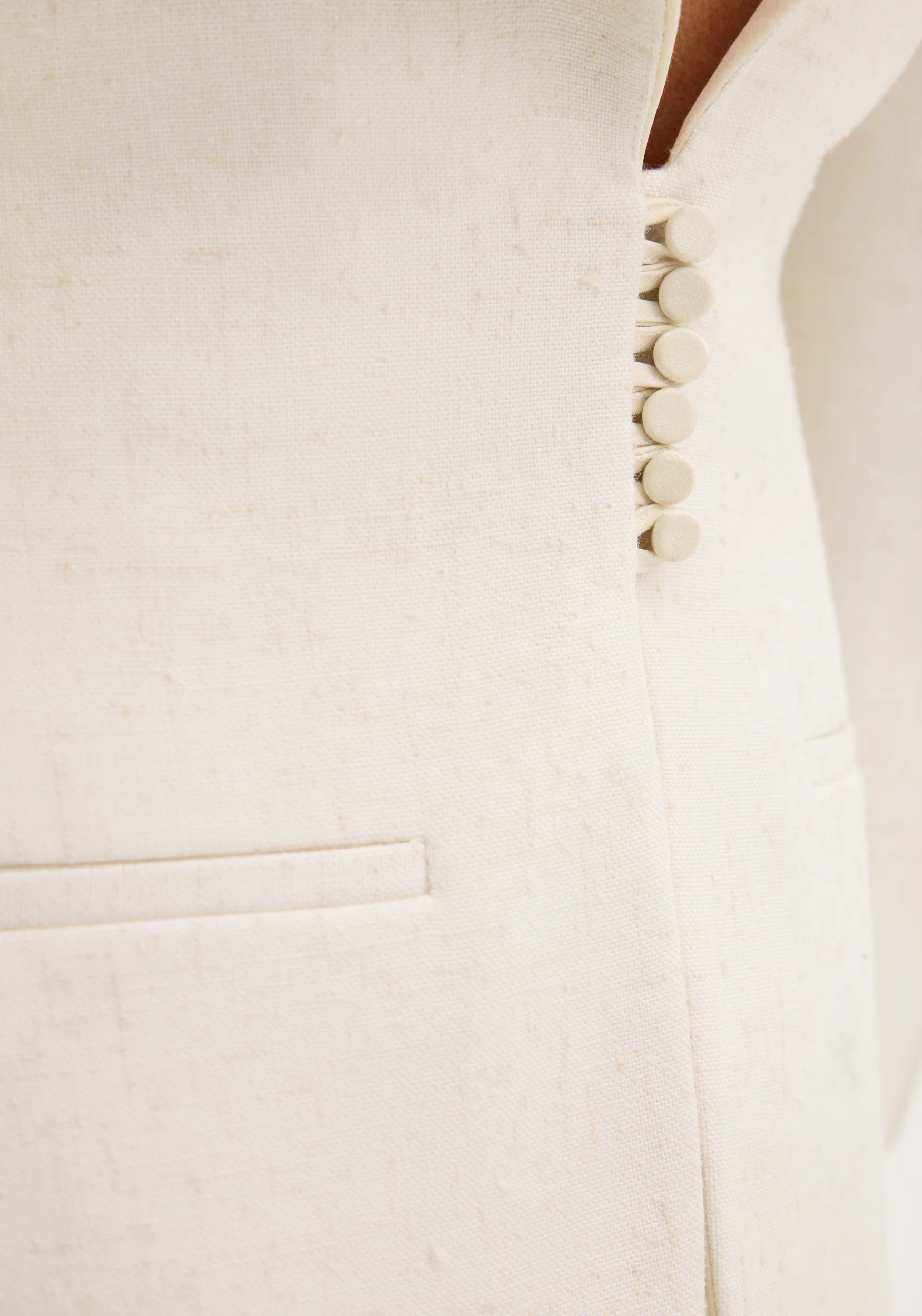 Reversed blazer | winter white - Image 5