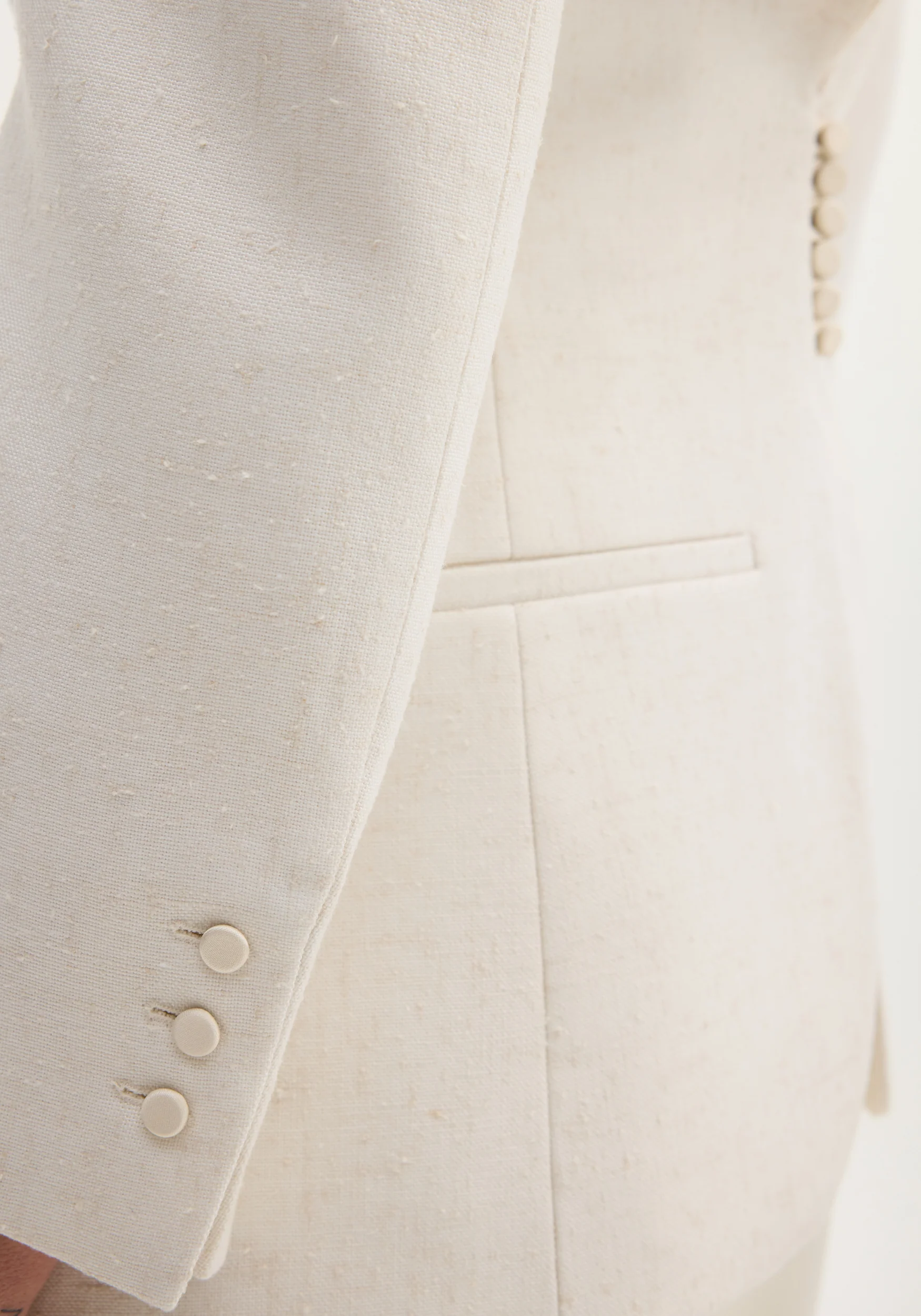 Reversed blazer | winter white - Image 6