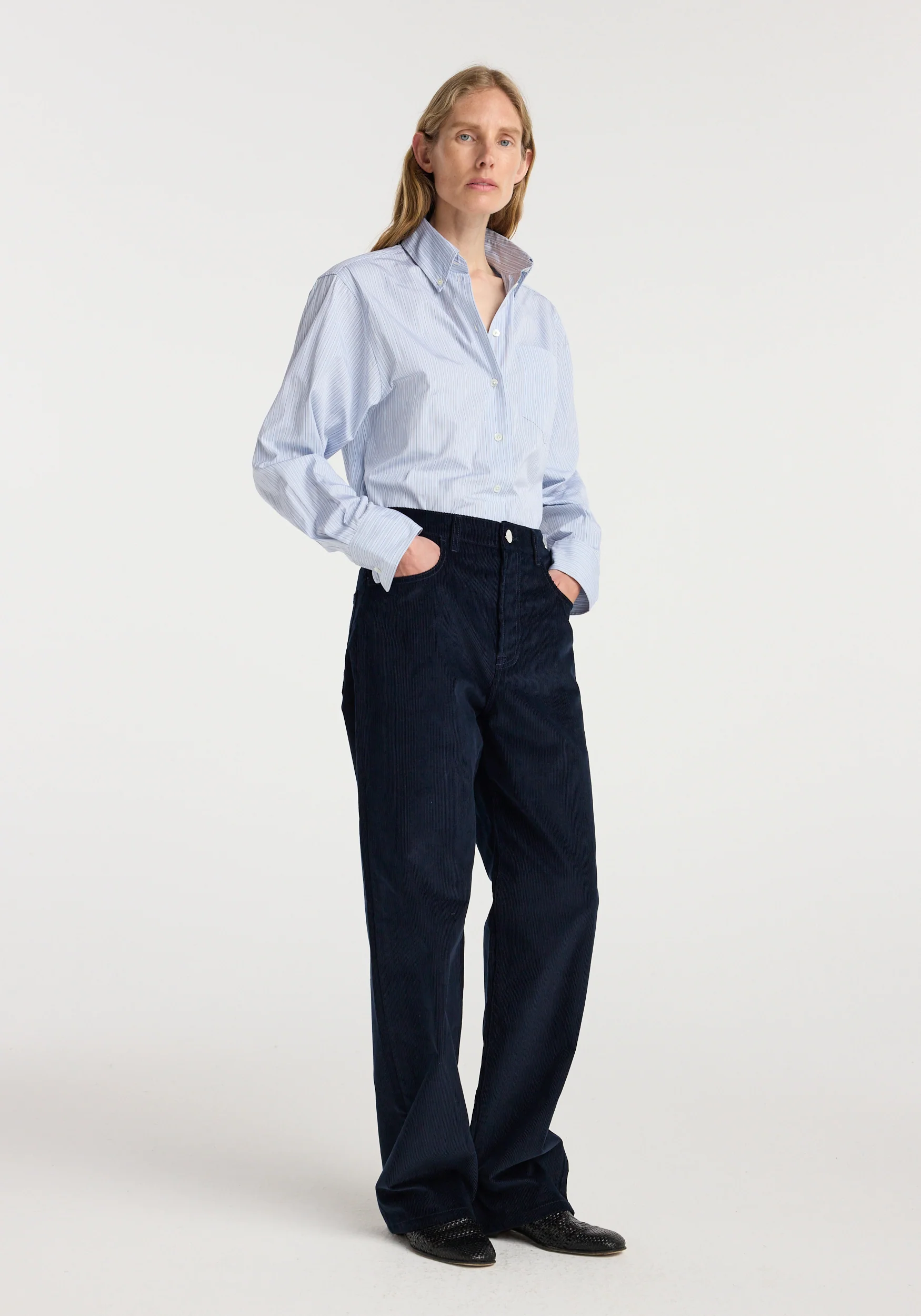 Bruun - Signature baggy corduroy | night