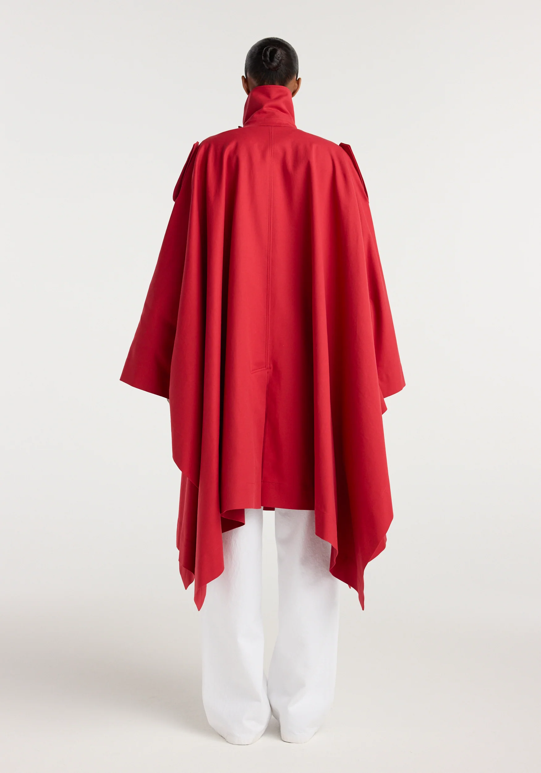 Cape trenchcoat | cherry - Image 6