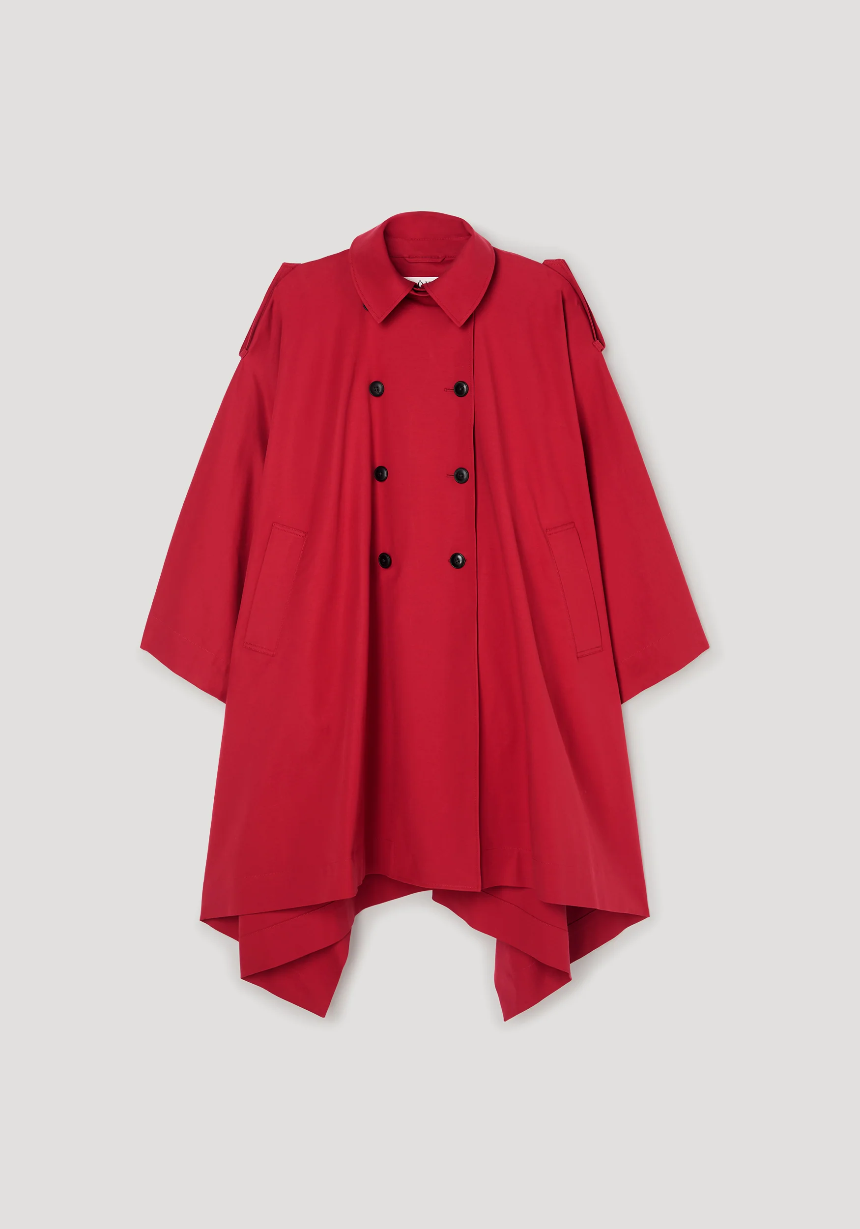 Cape trenchcoat | cherry - Image 7