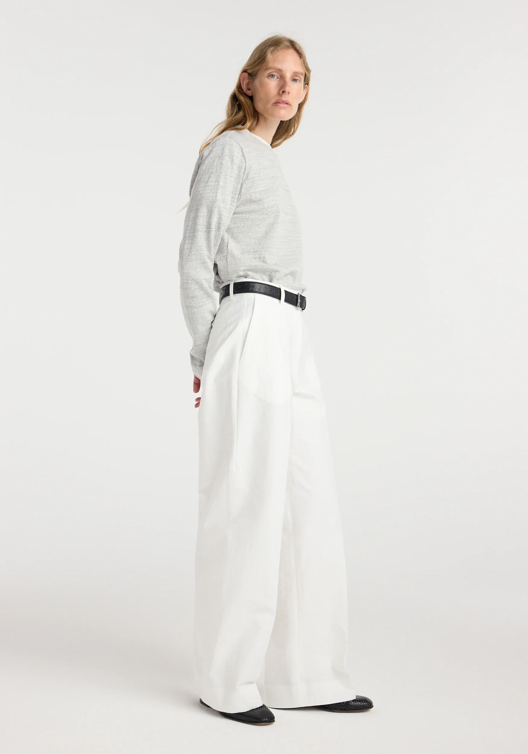 Classic loose fit chino | optic white - Image 4