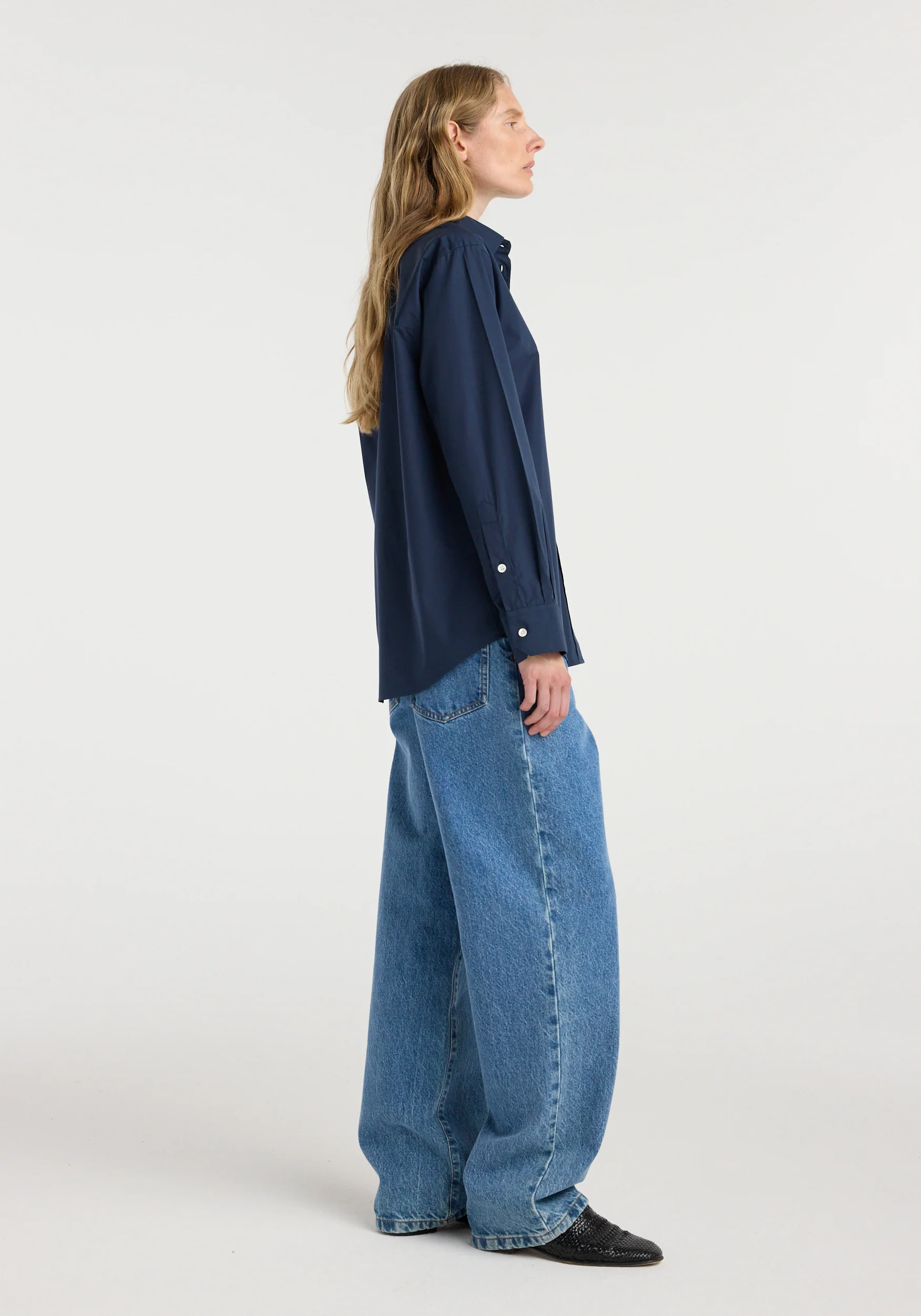 Classic fit shirt | navy - Image 2
