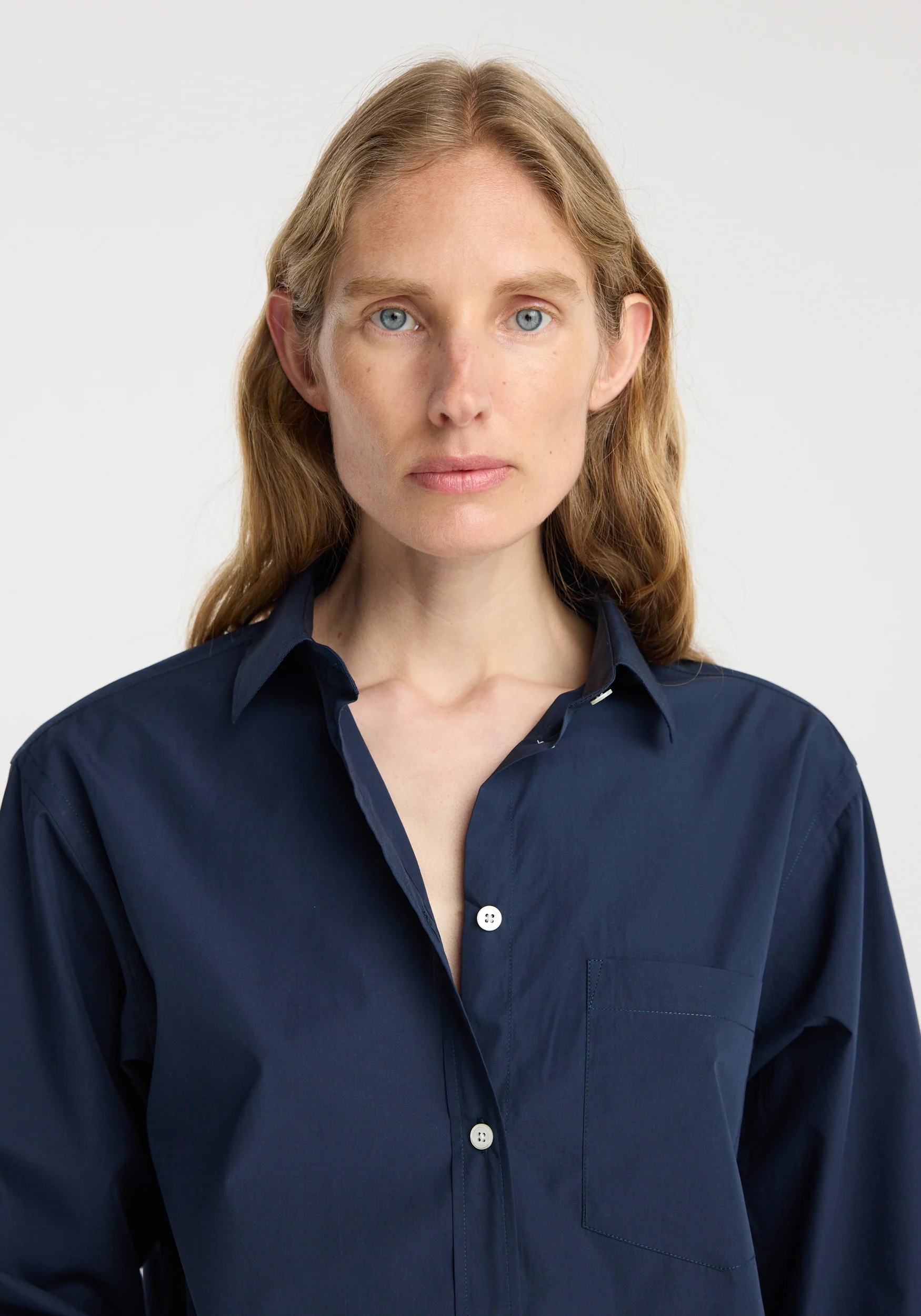 Classic fit shirt | navy - Image 5