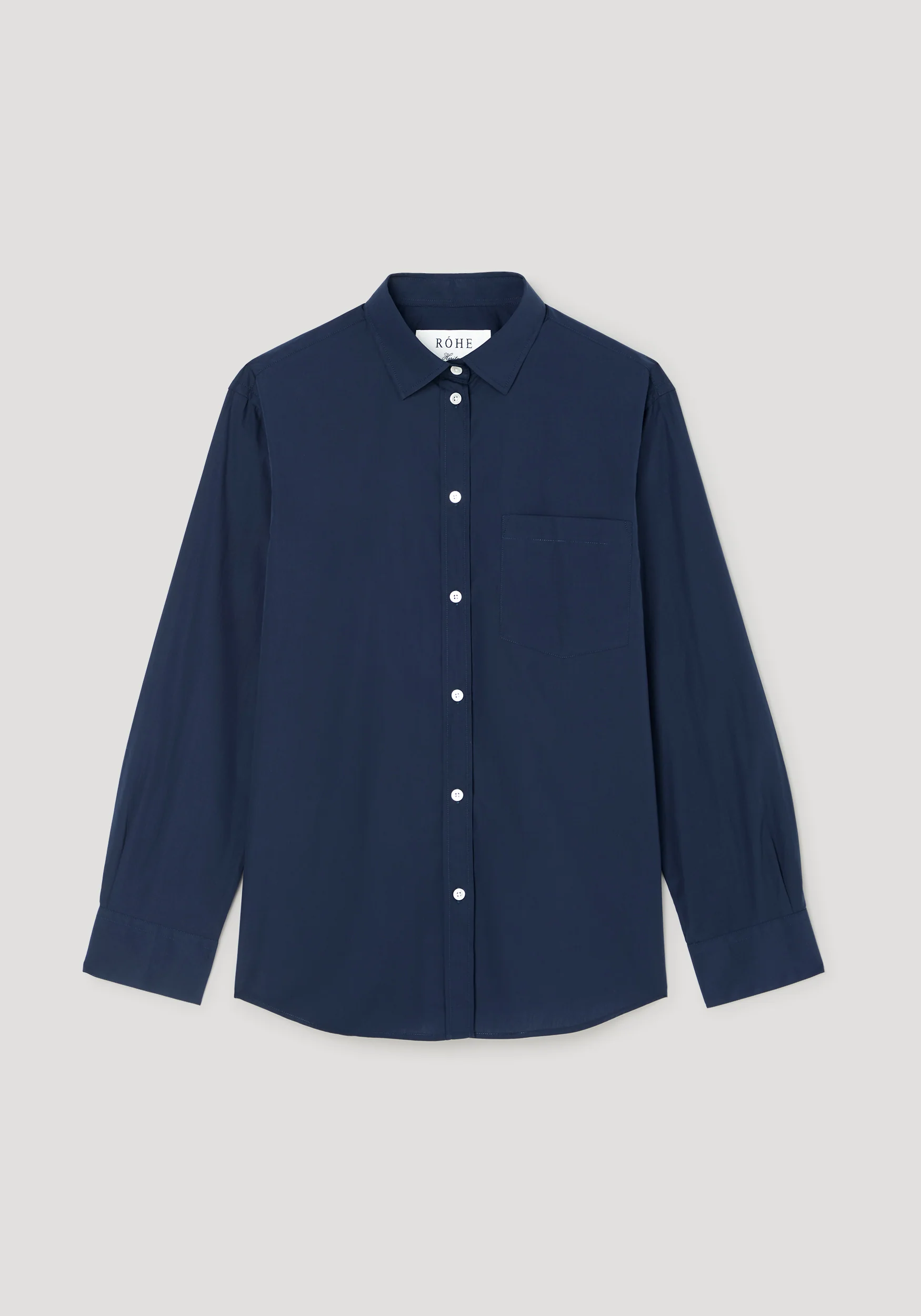 Classic fit shirt | navy - Image 6