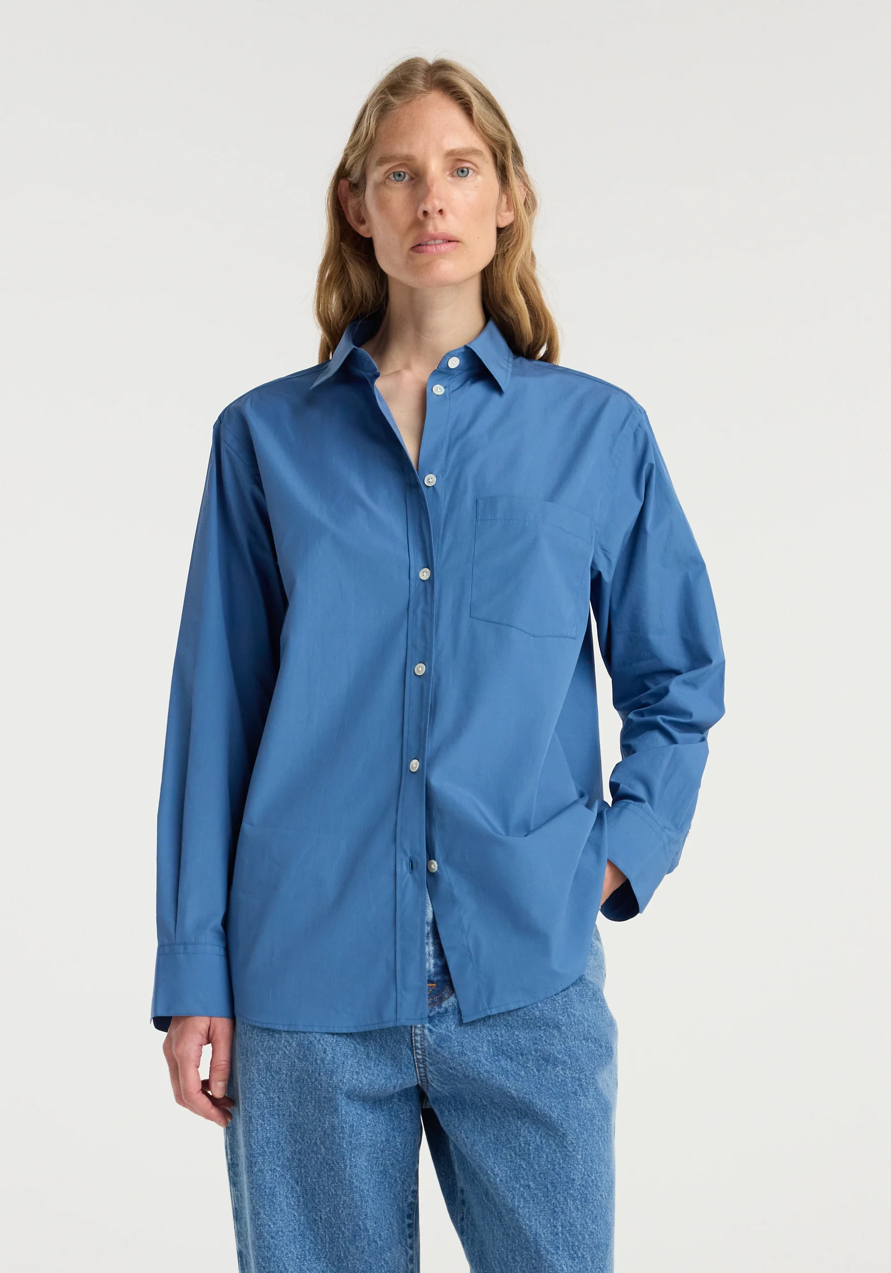 Classic fit shirt | pacific blue - Image 2