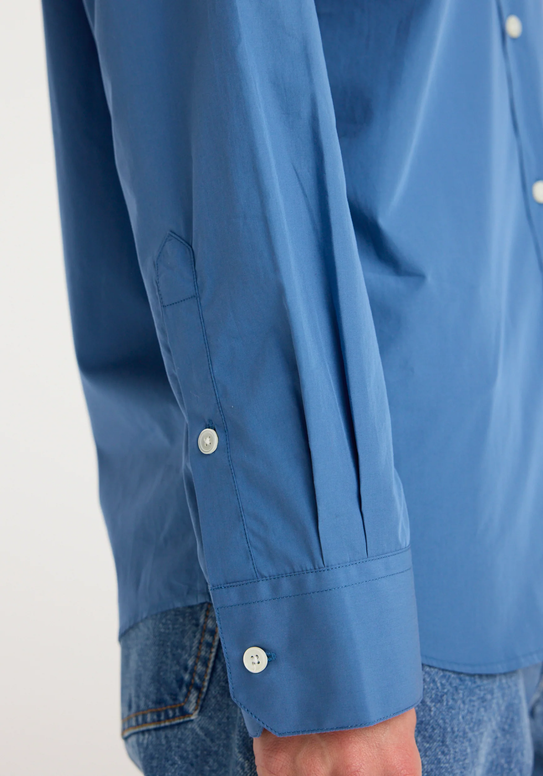 Classic fit shirt | pacific blue - Image 4