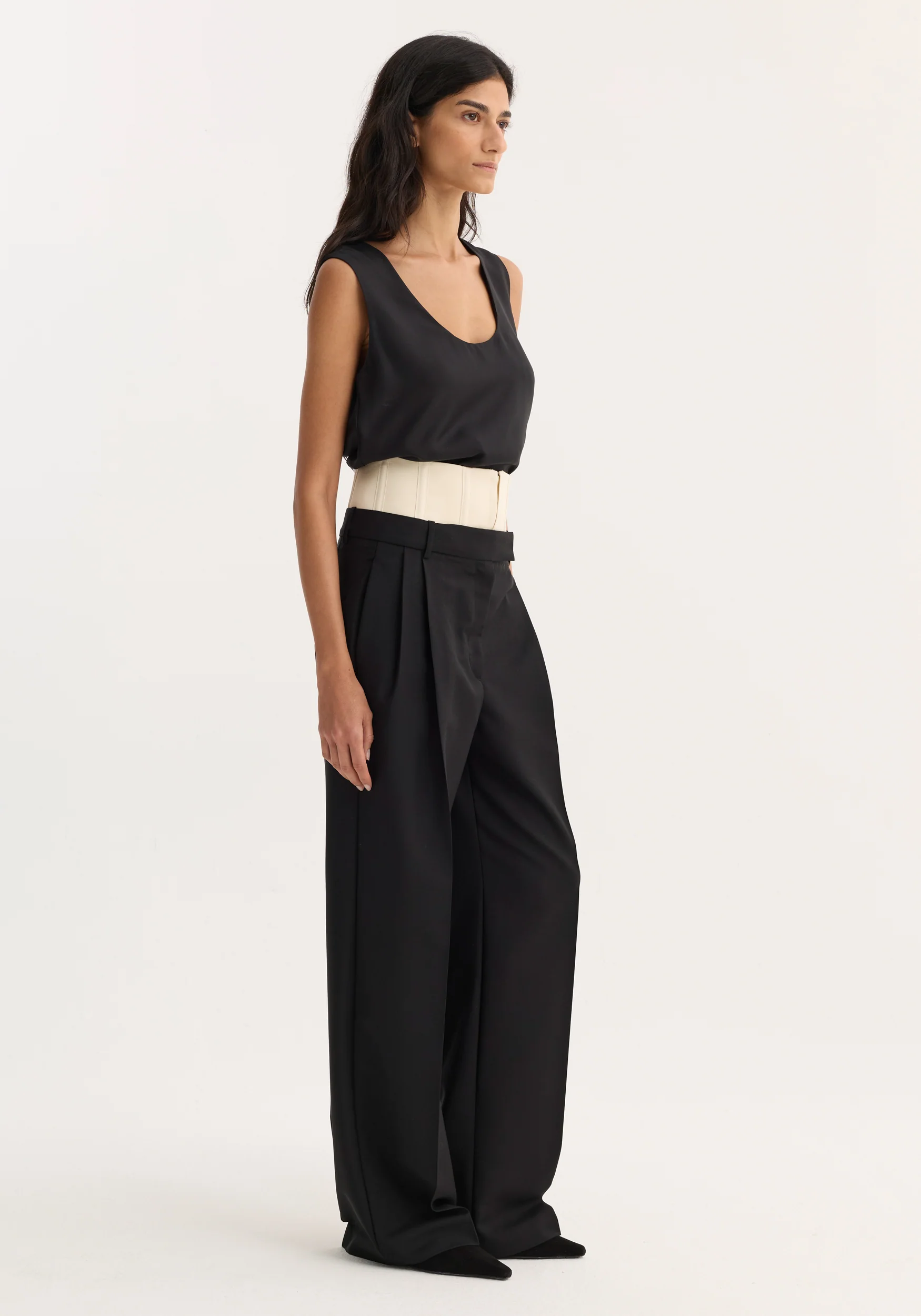 Corset trousers | black - Image 3