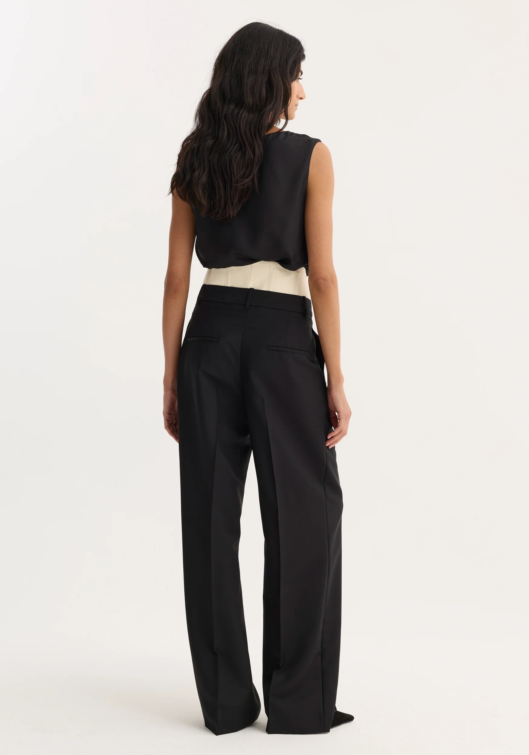 Corset trousers | black - Image 4