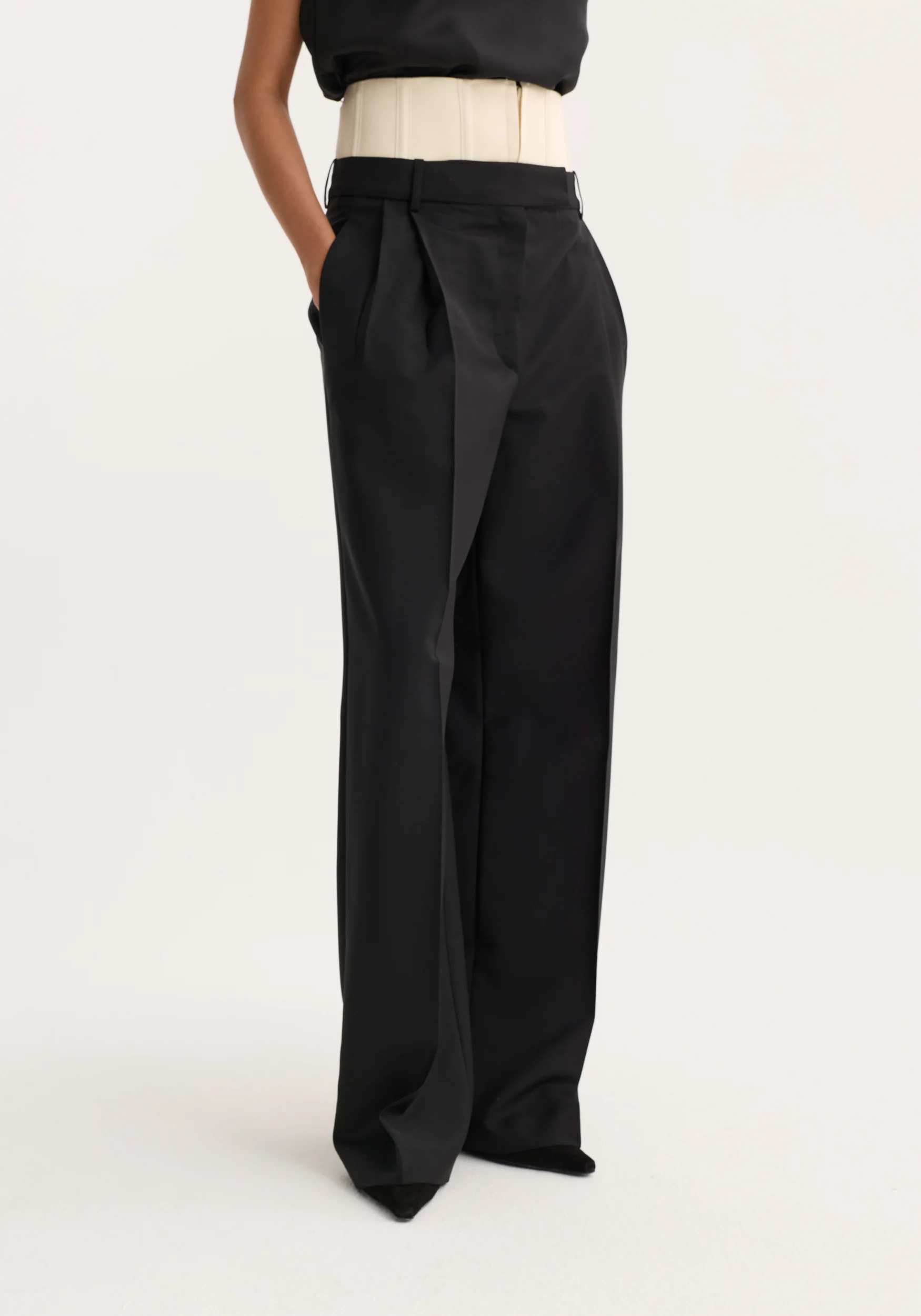 Corset trousers | black - Image 5