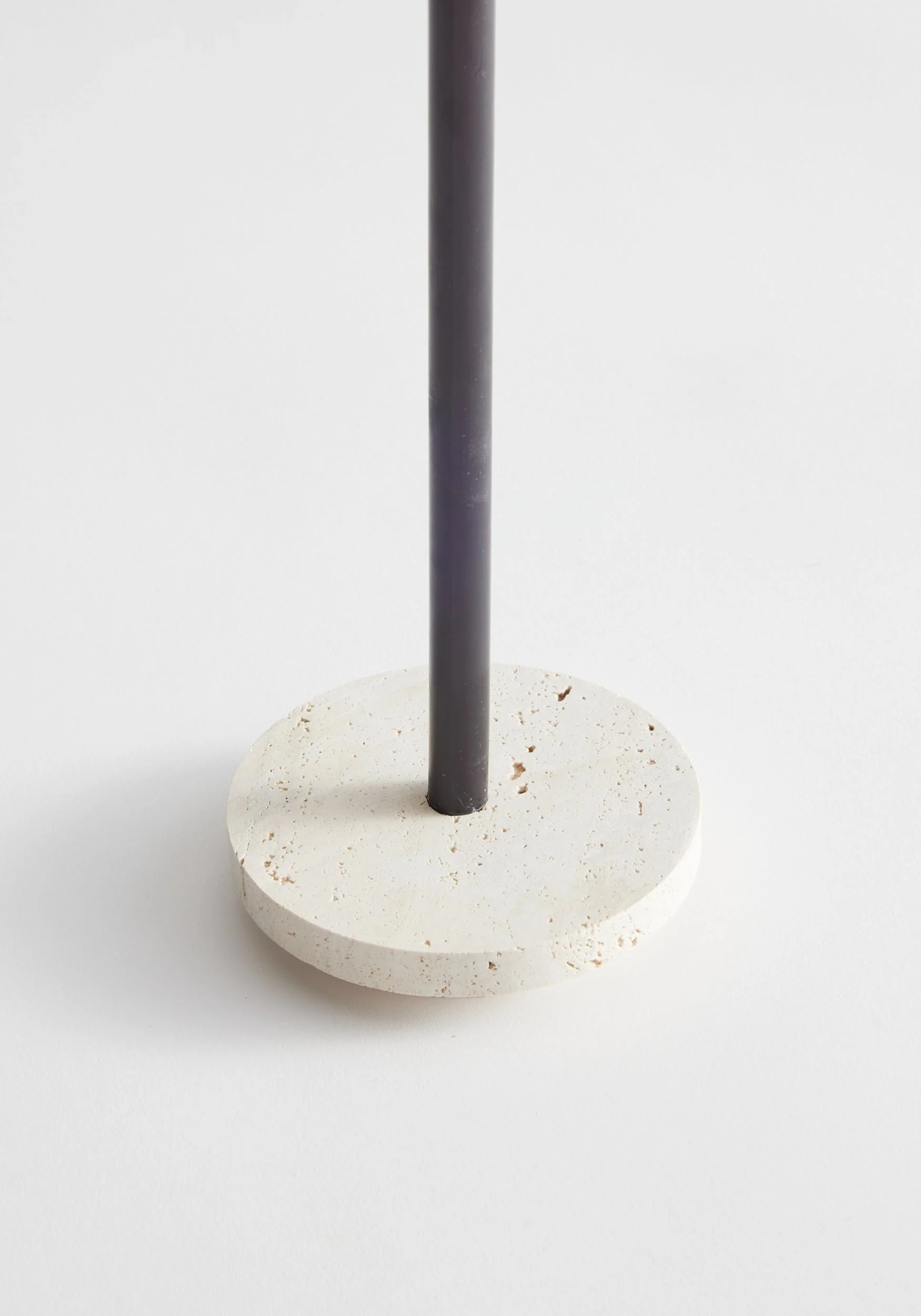 Dish candleholder small | travertine - Image 2