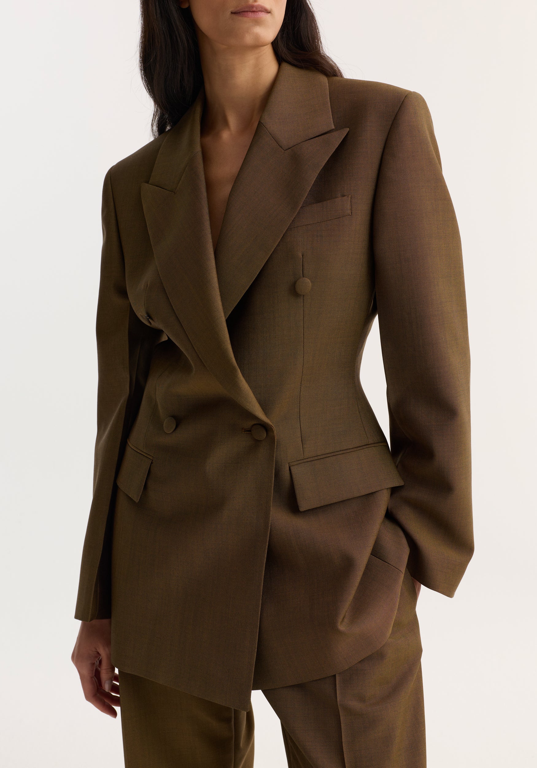 Hourglass blazer | golden brown - Image 6