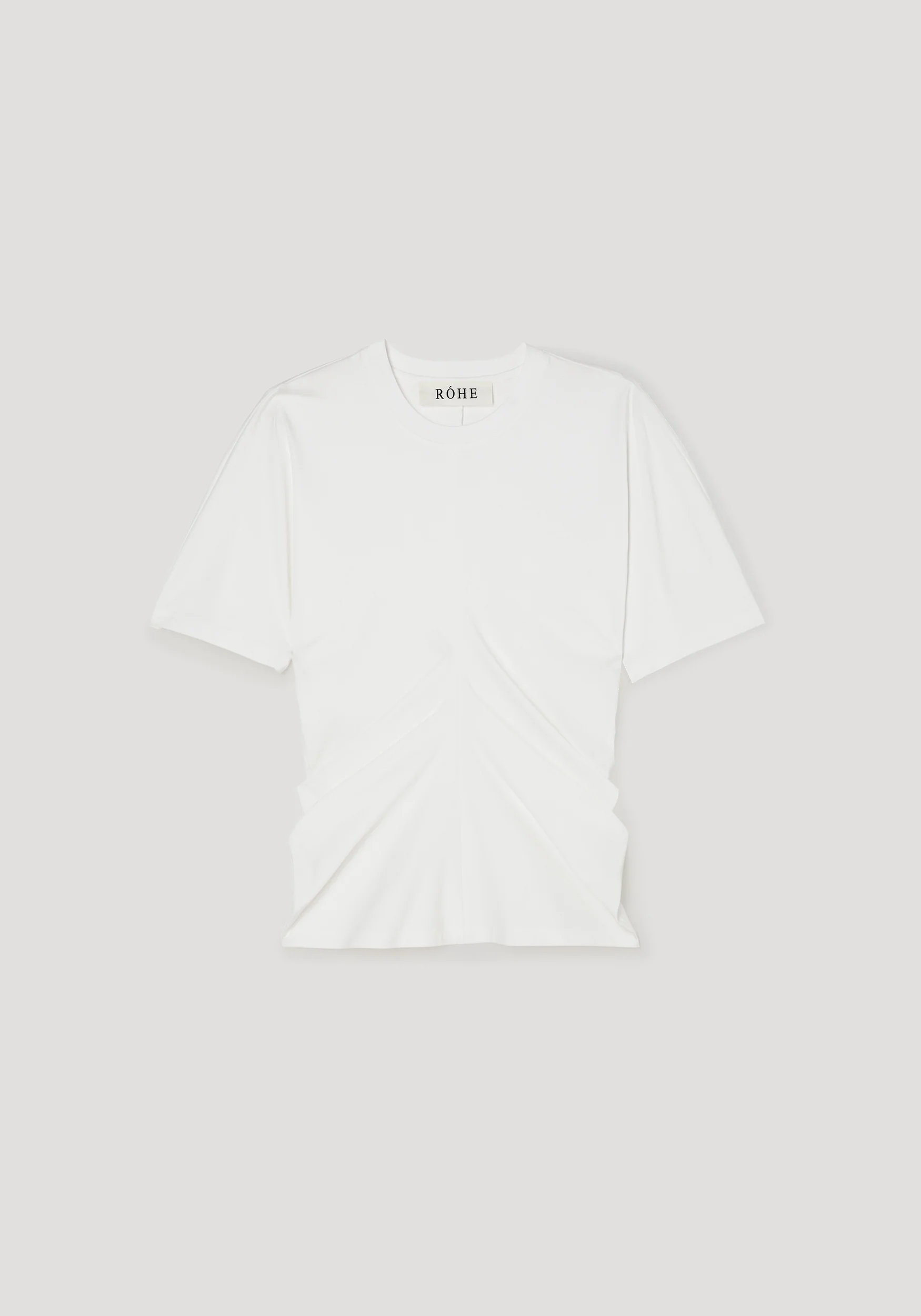 Draped t-shirt | off white - Image 6