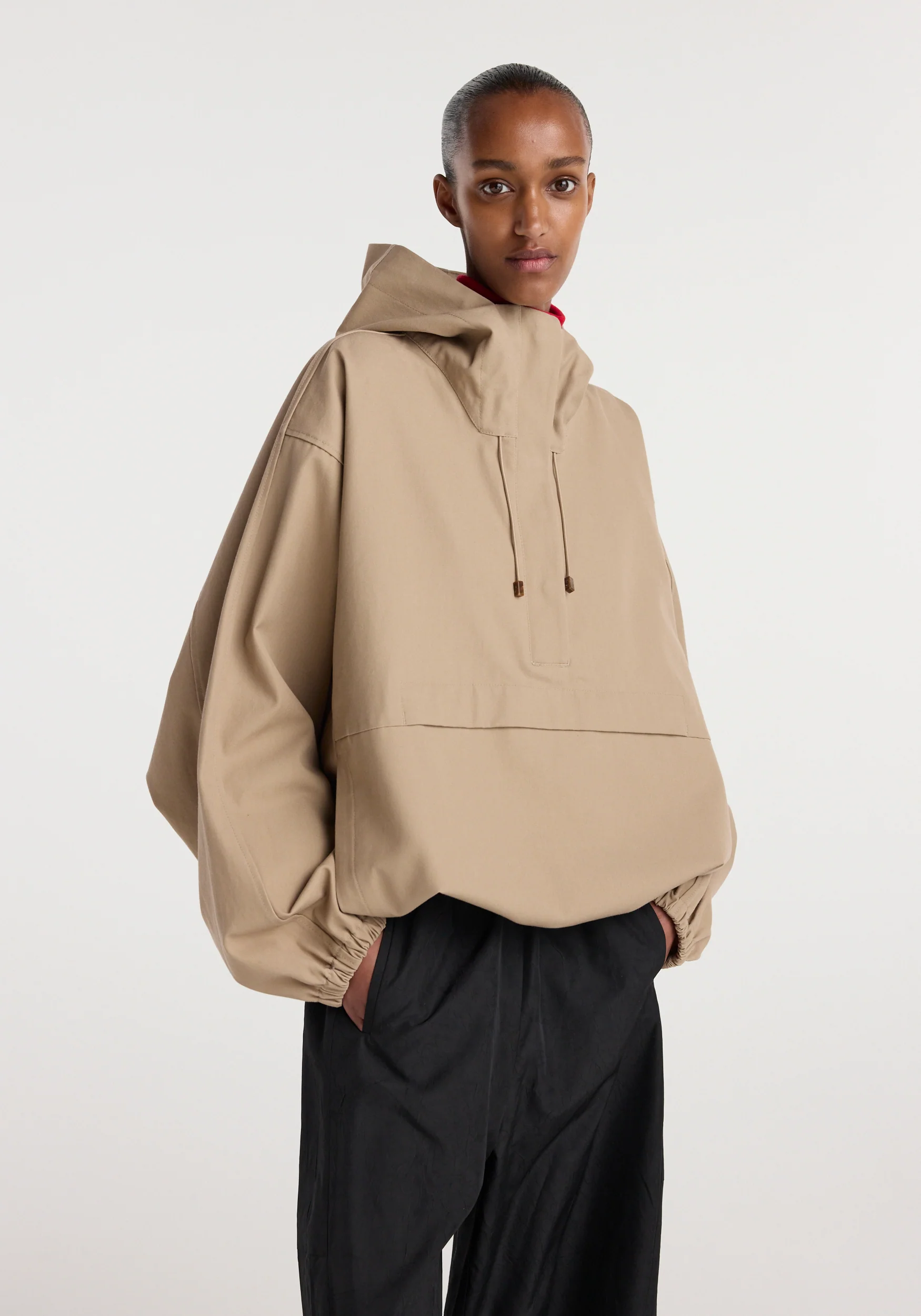 Hooded anorak | beige - Image 2