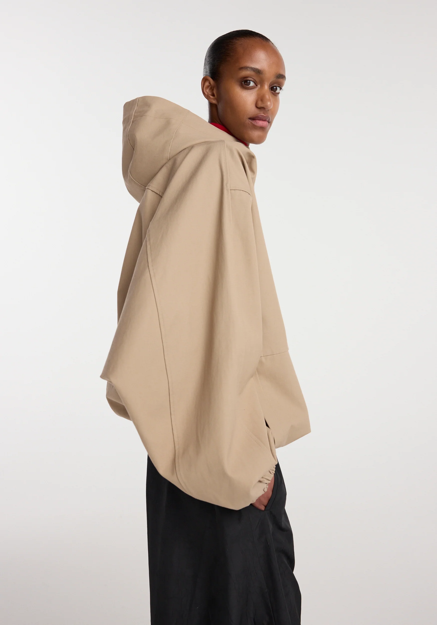 Hooded anorak | beige - Image 3