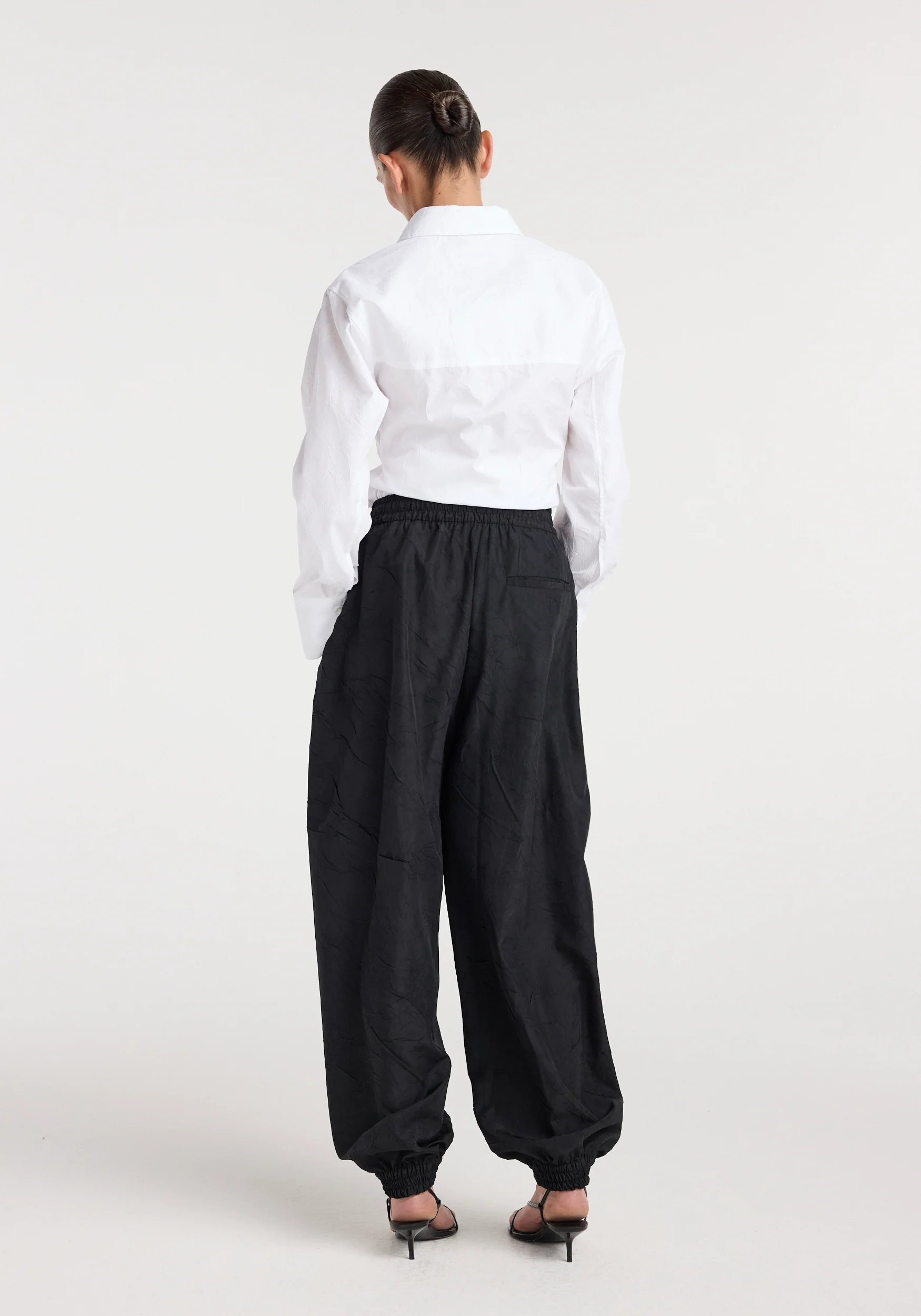 Balloon track pants | black - Image 4