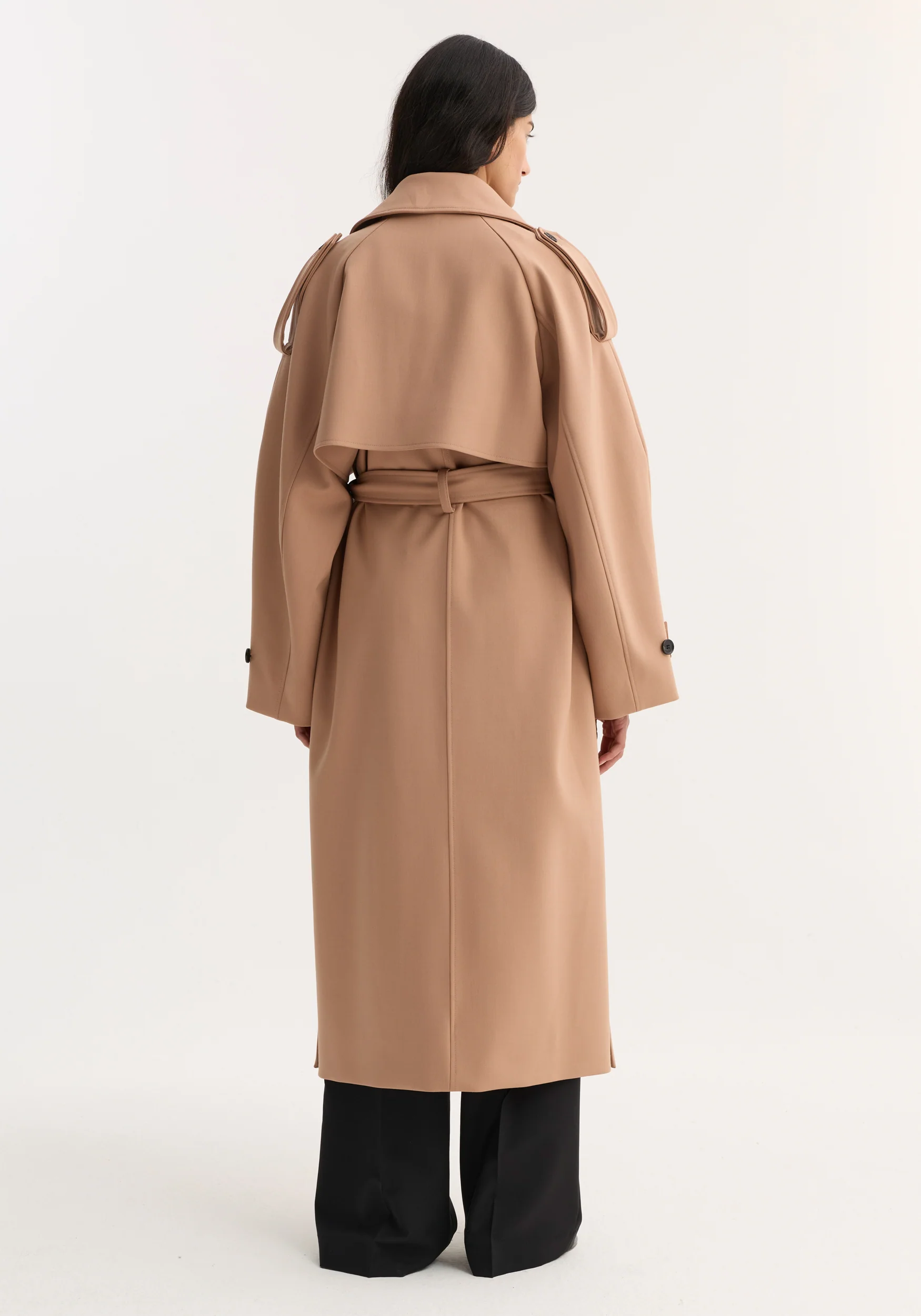 Oversized classic trench | powder - Image 7