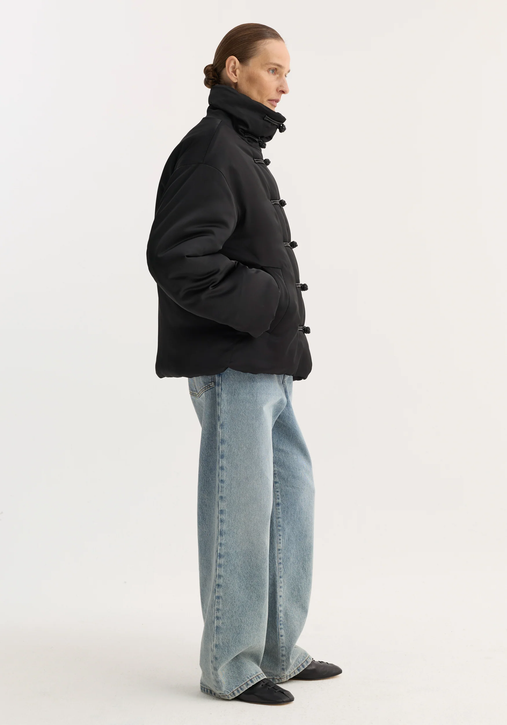Padded puffer jacket | black - Image 3