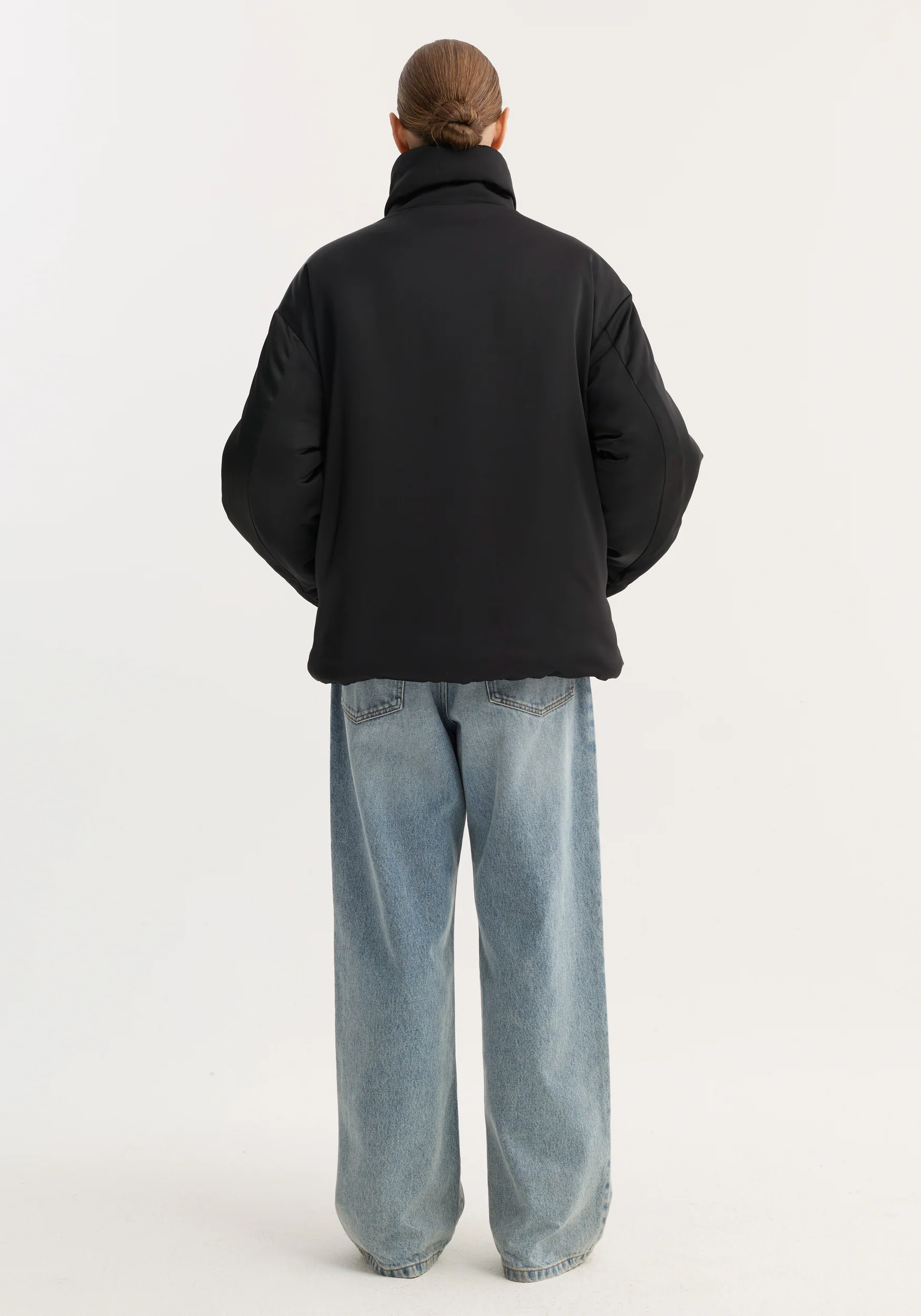 Padded puffer jacket | black - Image 5