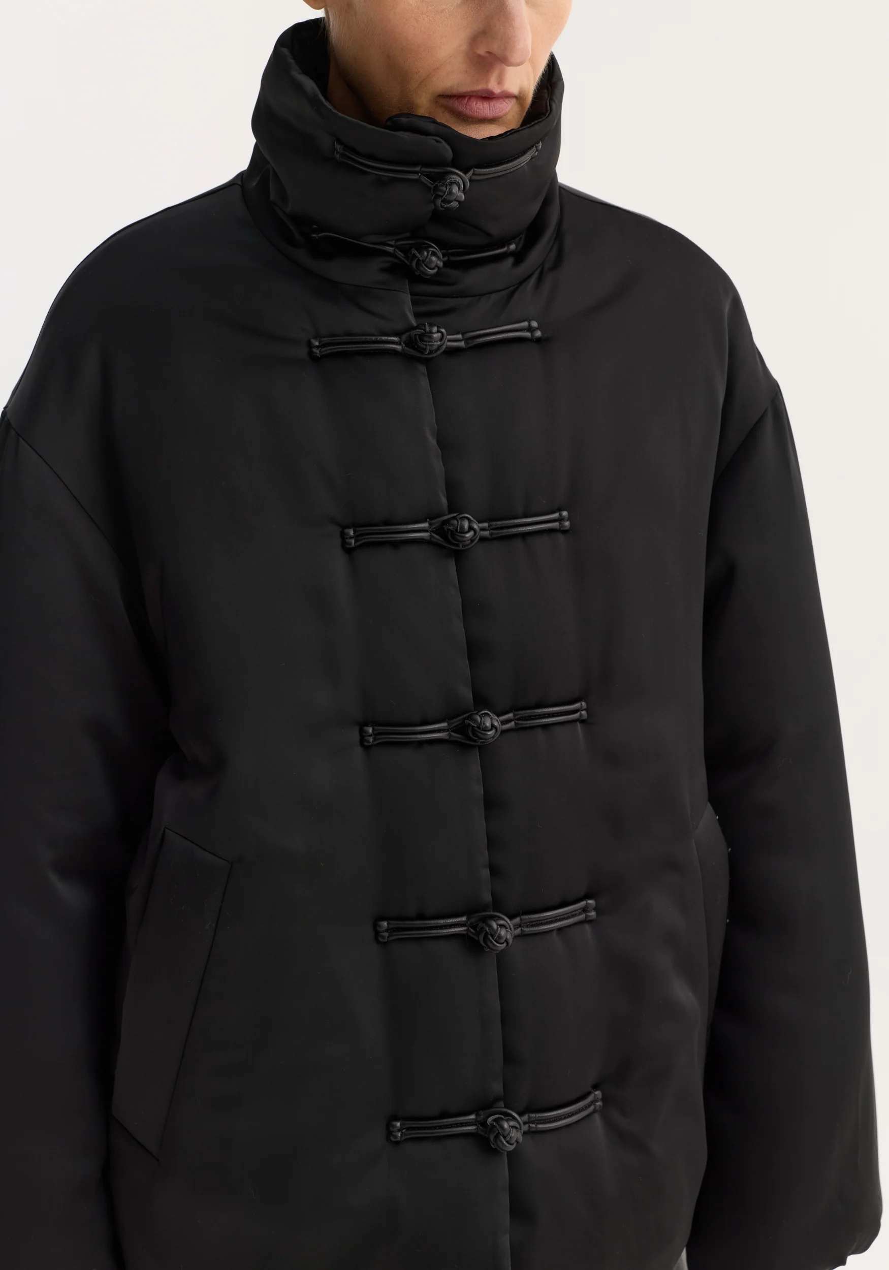 Padded puffer jacket | black - Image 6