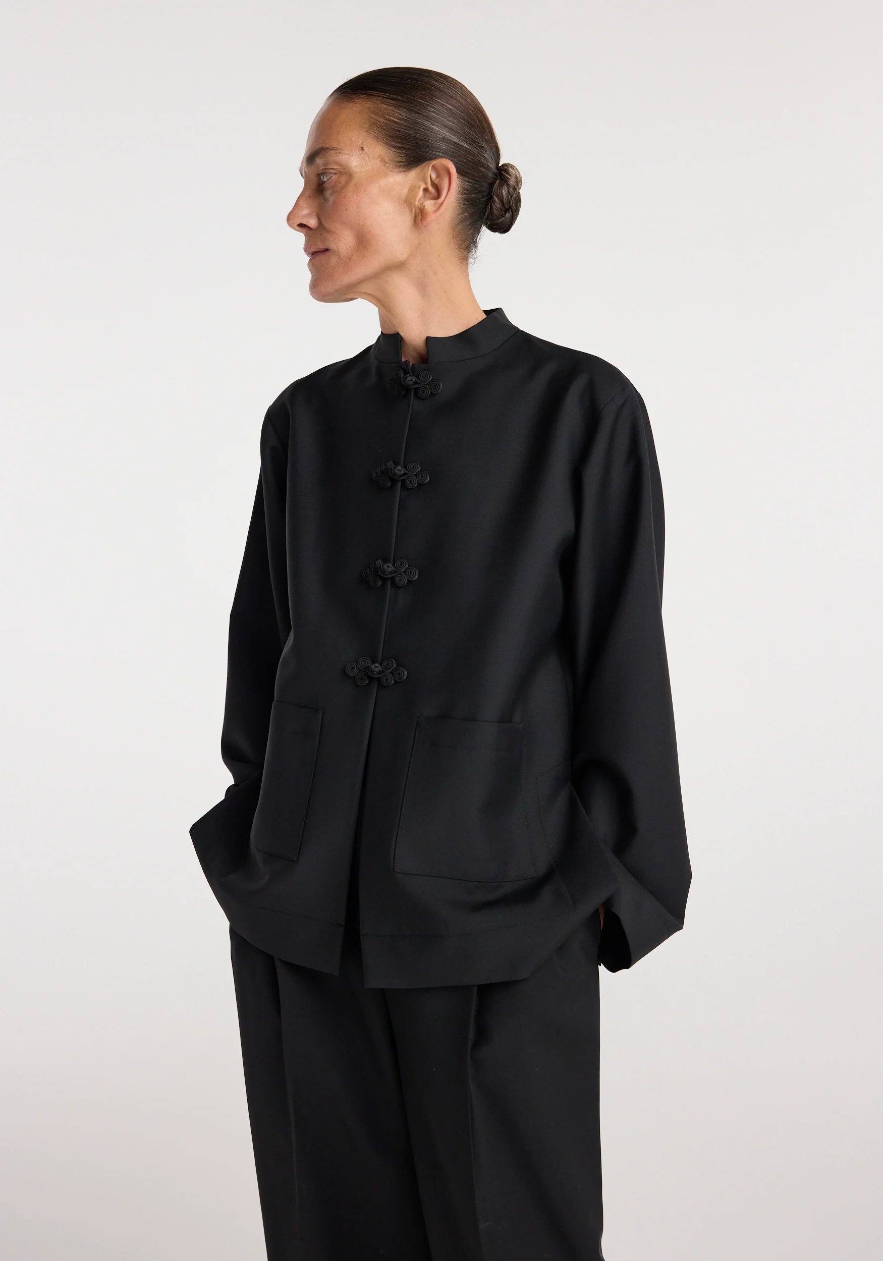 Pankou closure jacket | black - Image 4