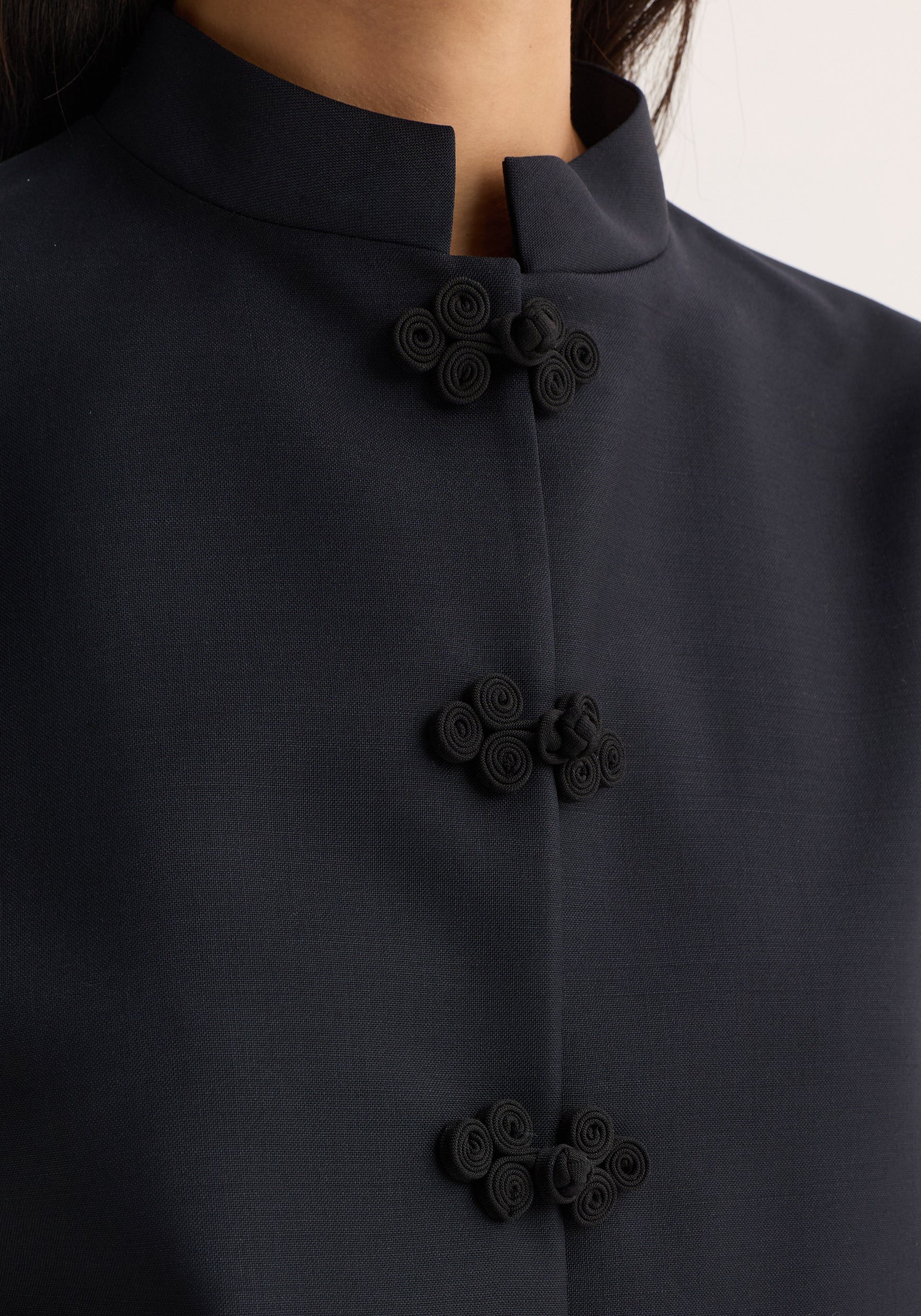 Pankou closure jacket | navy - Image 5
