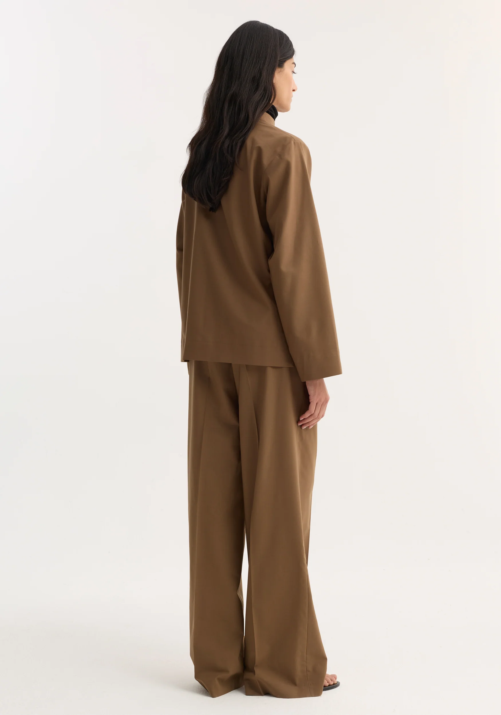 Pankou closure jacket | mocha - Image 6