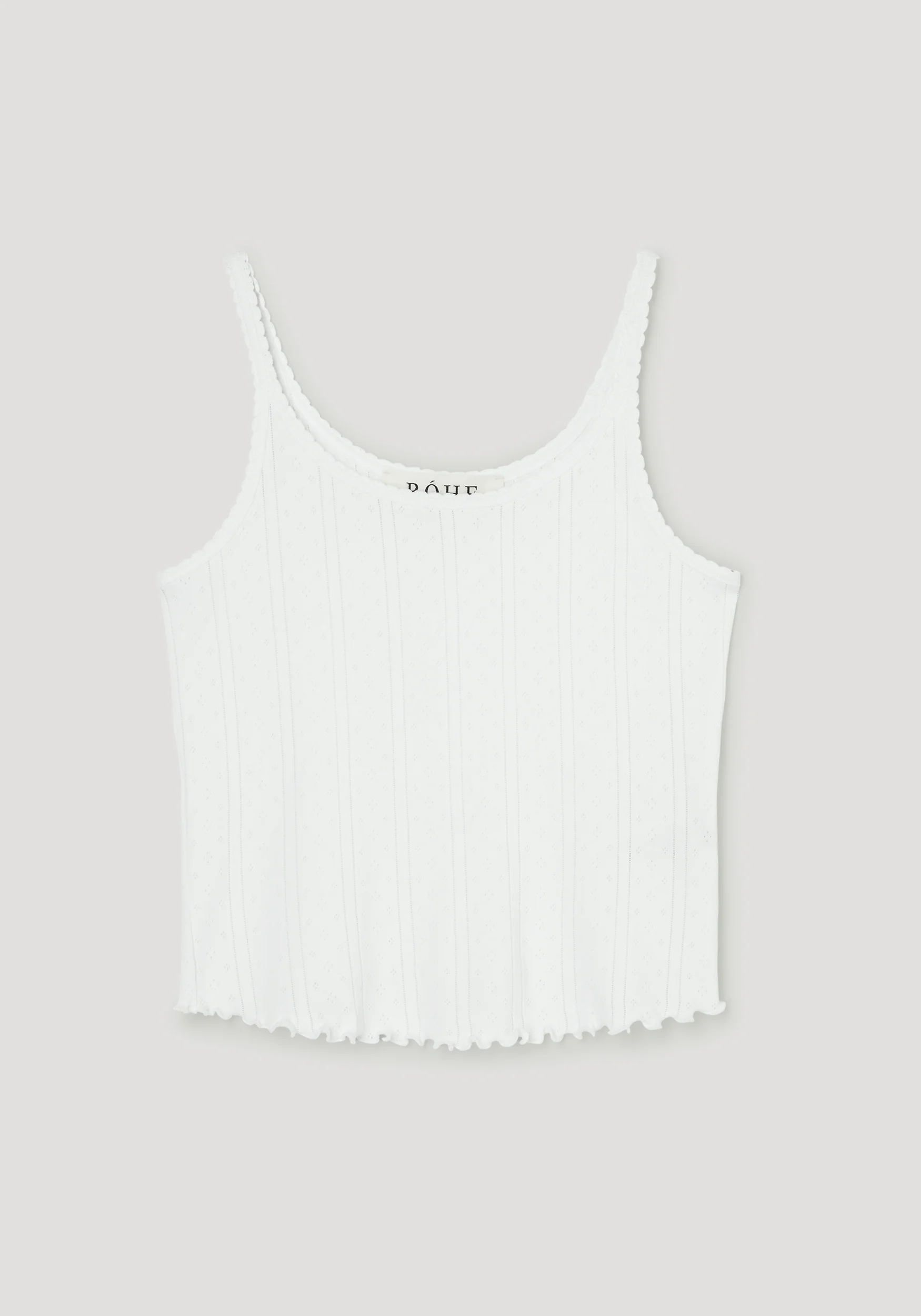 Pointelle tank | off white