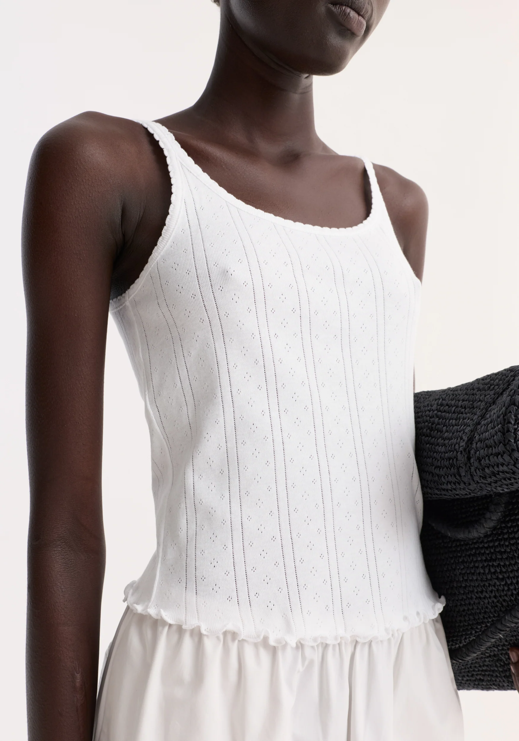 Pointelle tank | off white - Image 3