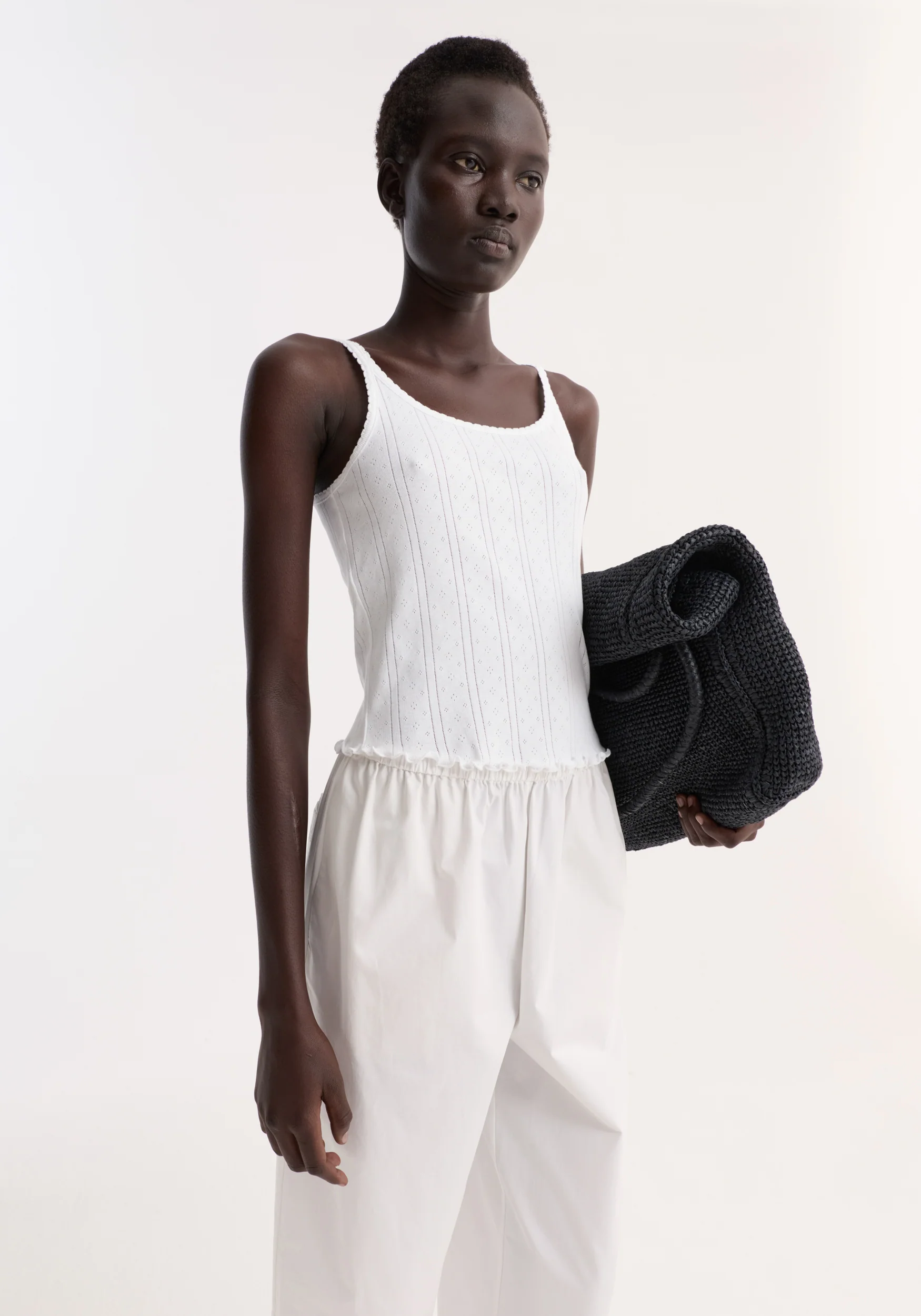 Pointelle tank | off white - Image 4
