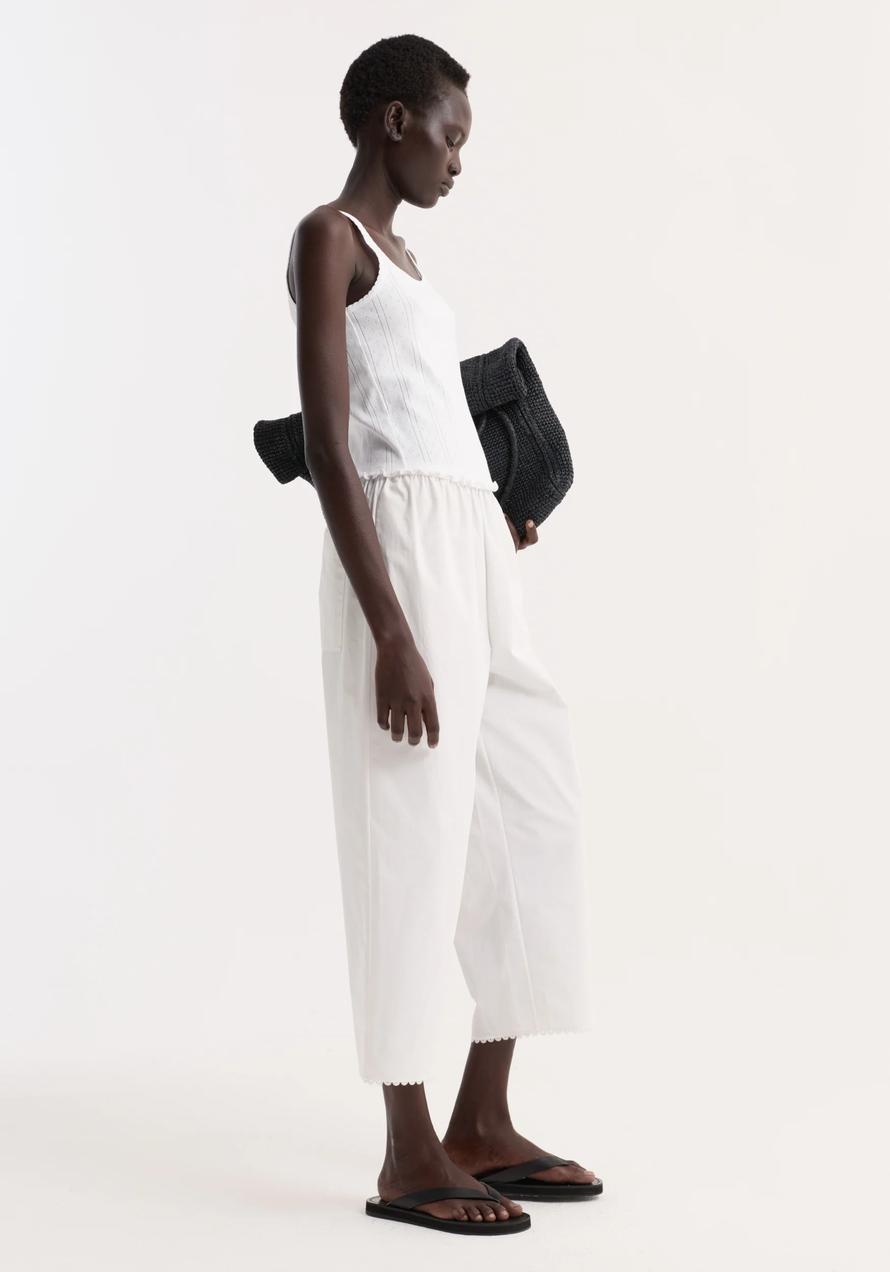 Pointelle tank | off white - Image 5