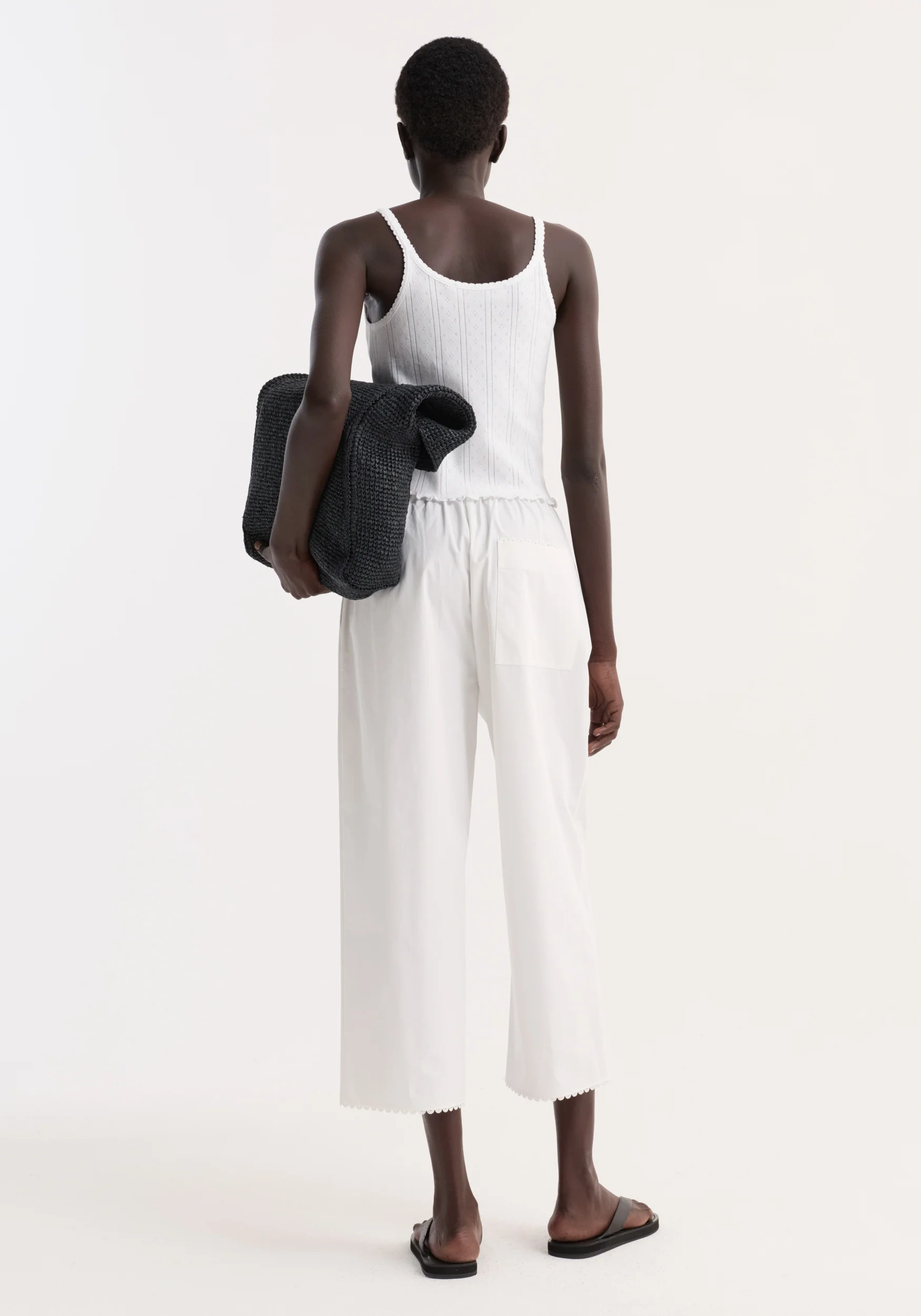 Pointelle tank | off white - Image 6