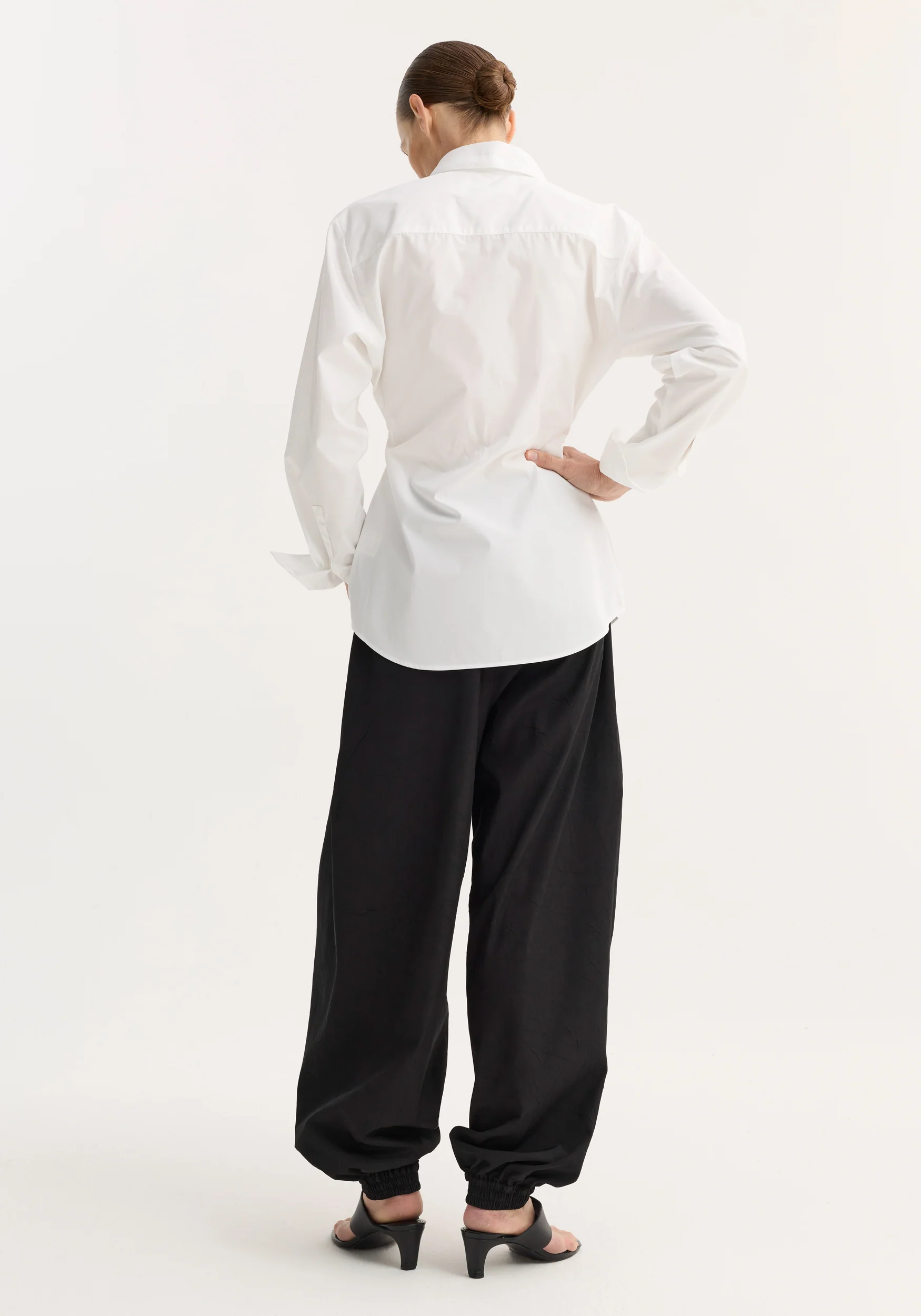 Poplin shaped shirt | optic white - Image 3