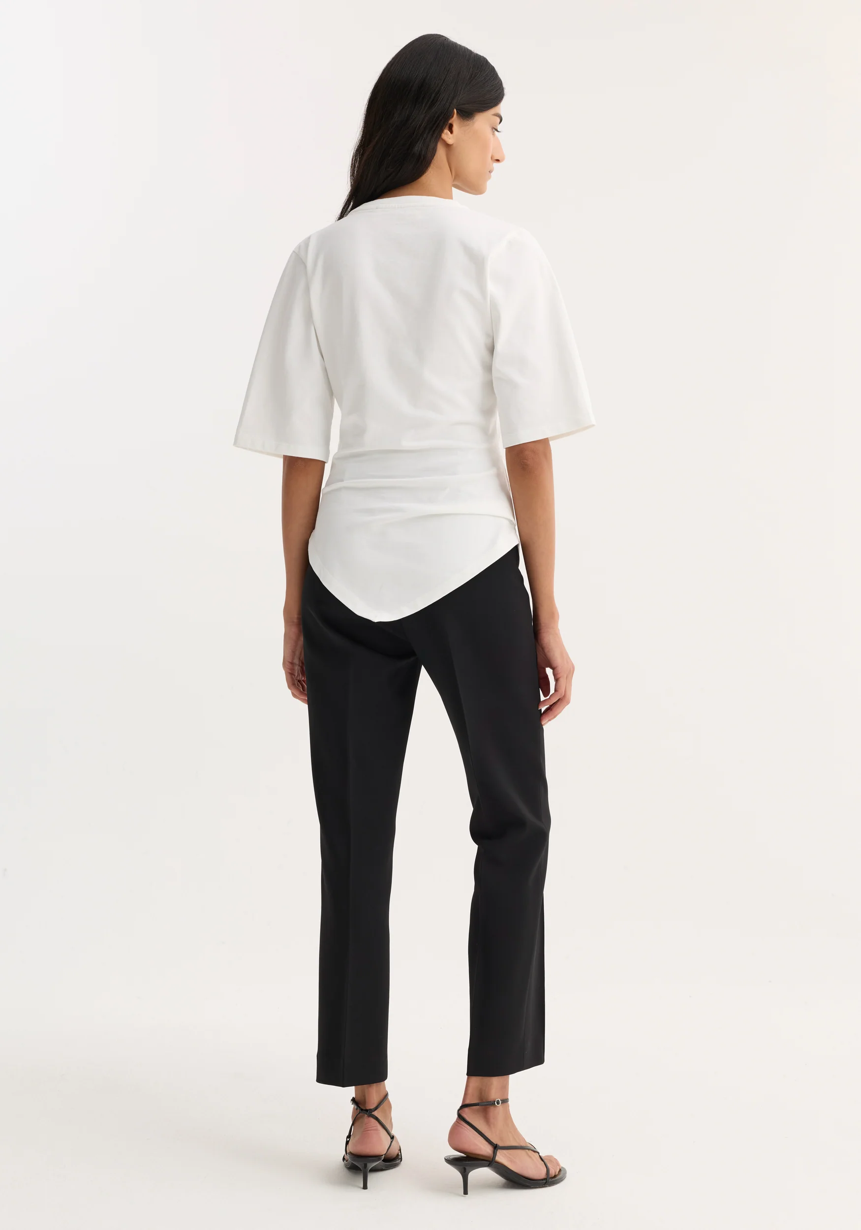 Reinvented twisted t-shirt | optic white - Image 4