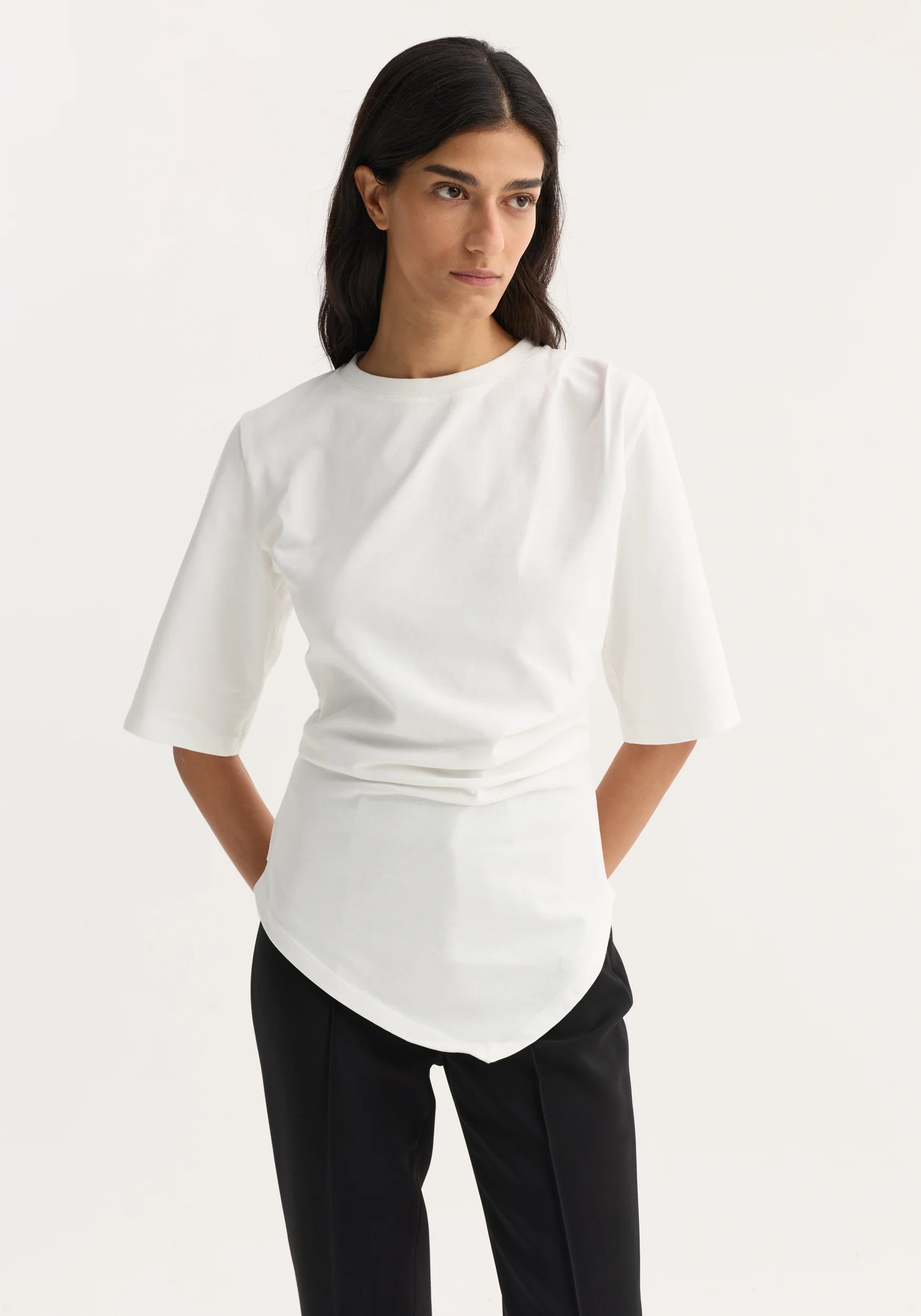 Reinvented twisted t-shirt | optic white - Image 5