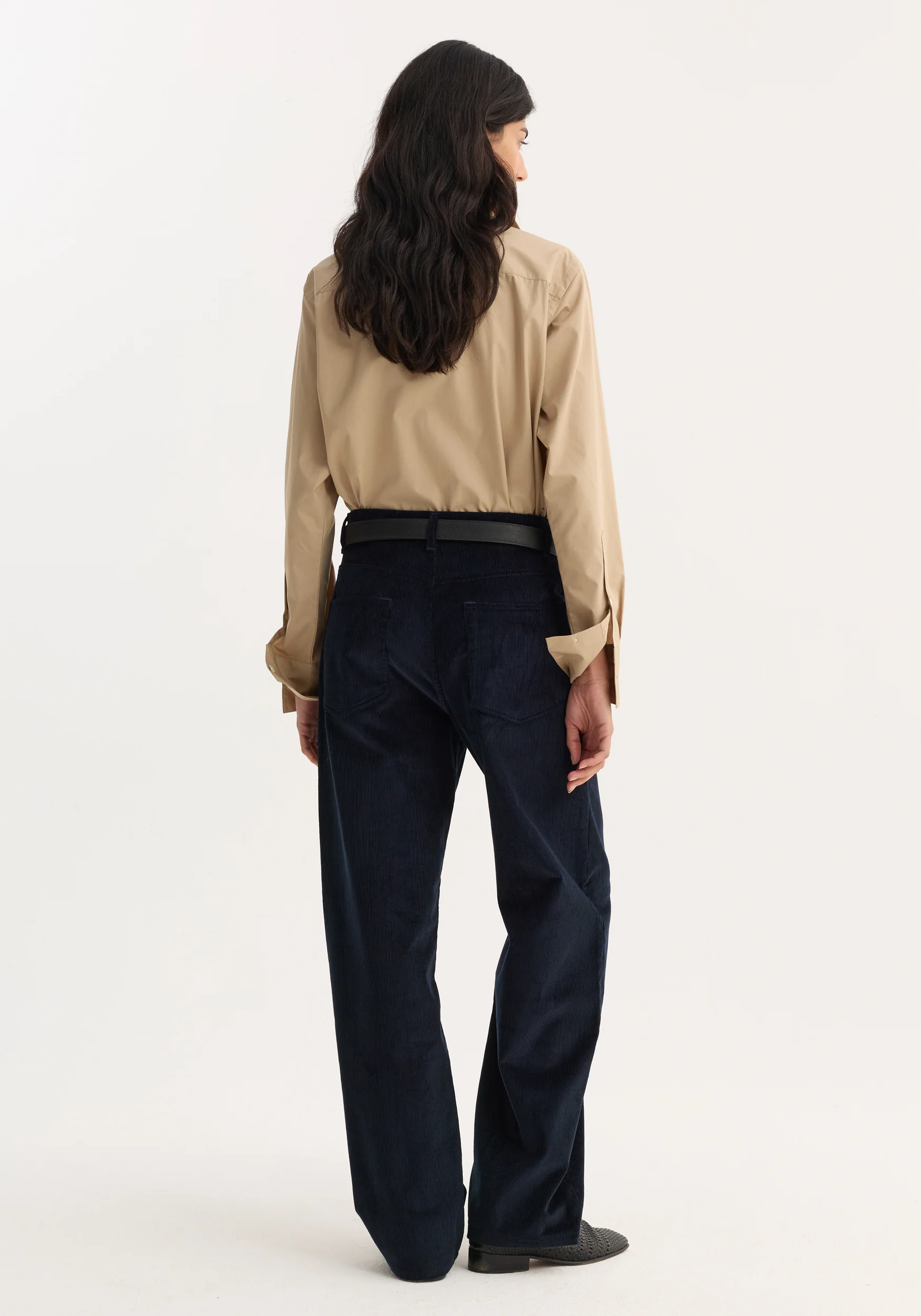 Relaxed corduroy trousers | night - Image 3