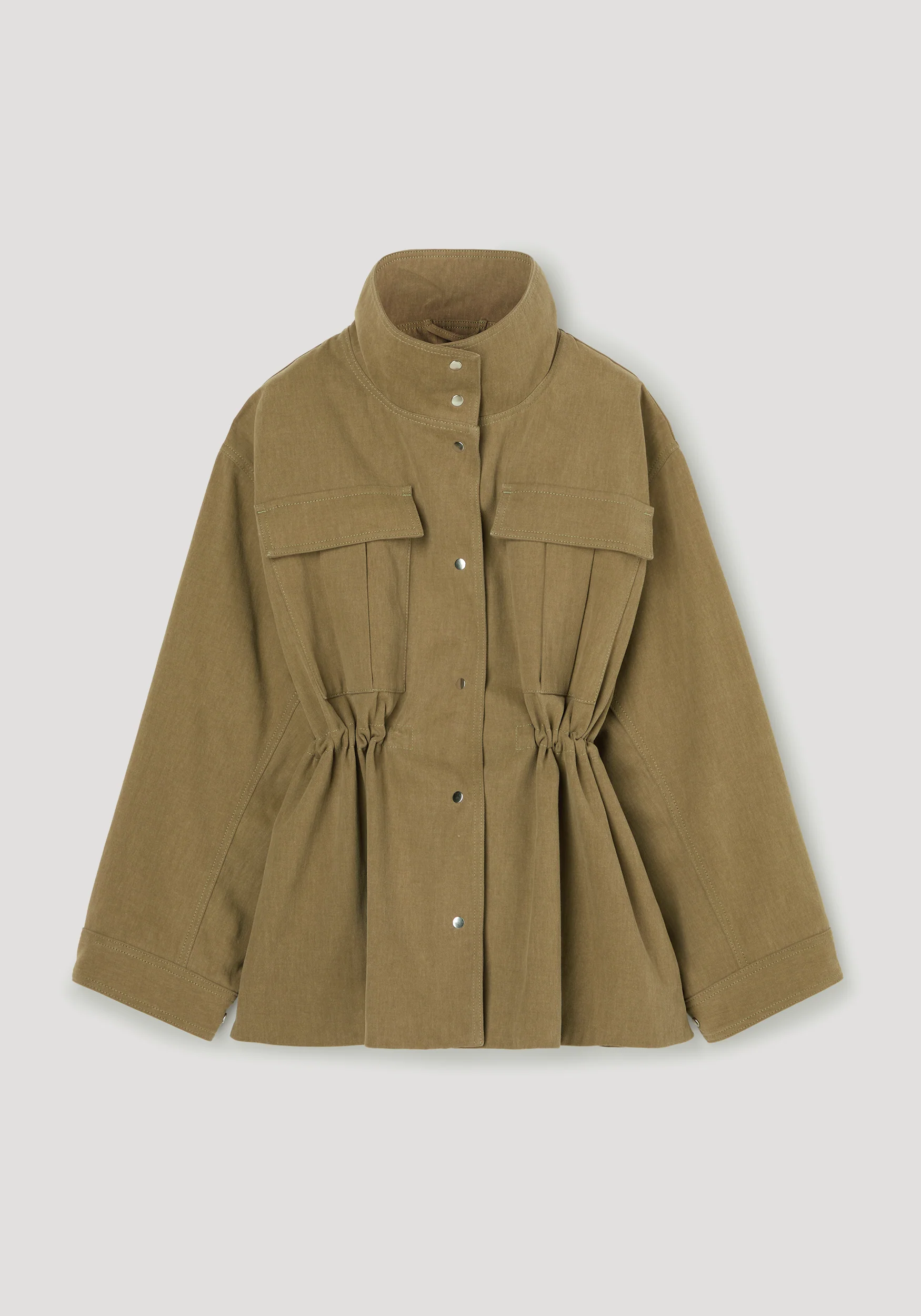 Sculptural safari jacket | sage - Image 6