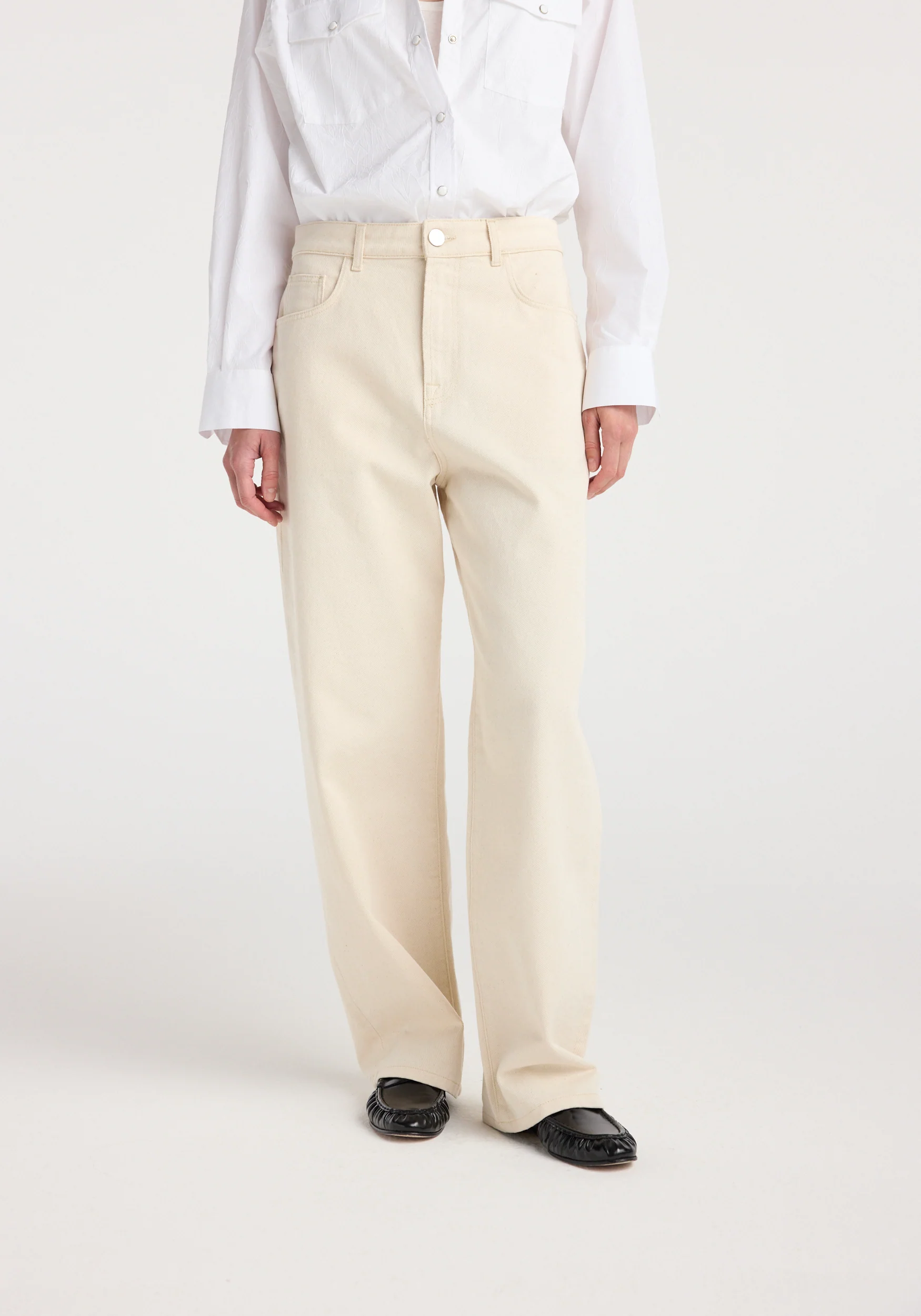 Bruun - Signature baggy denim | ecru - Image 2