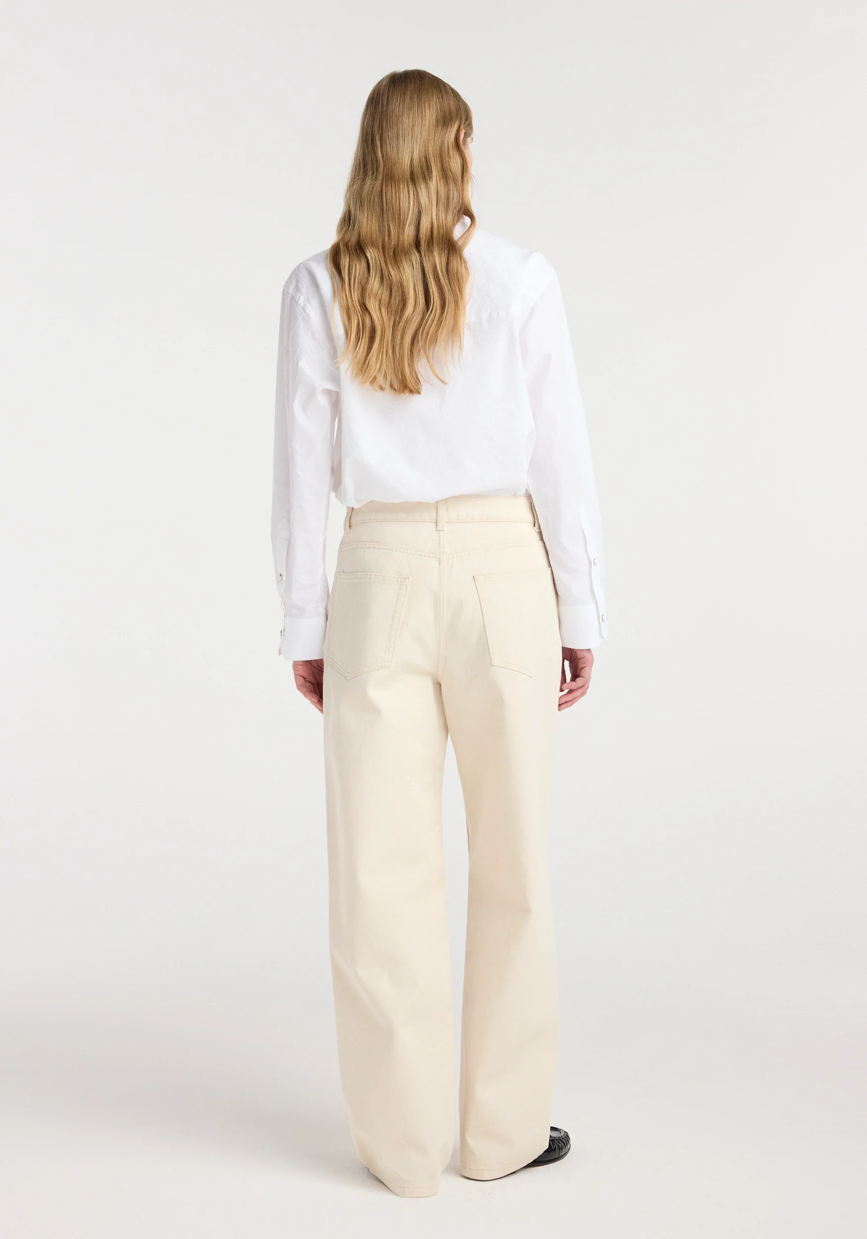 Bruun - Signature baggy denim | ecru - Image 4