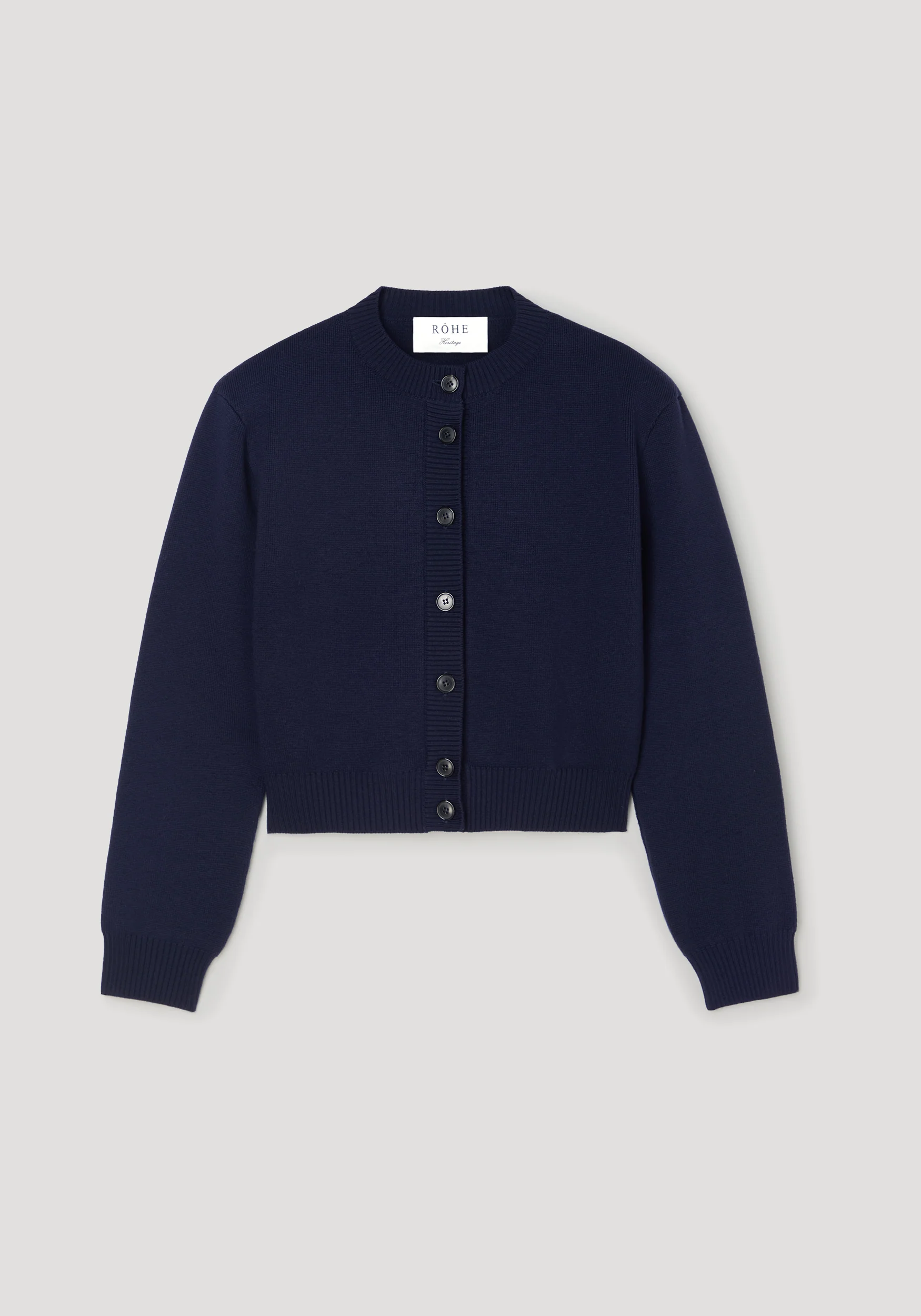 Statement shoulder cardigan | navy - Image 6