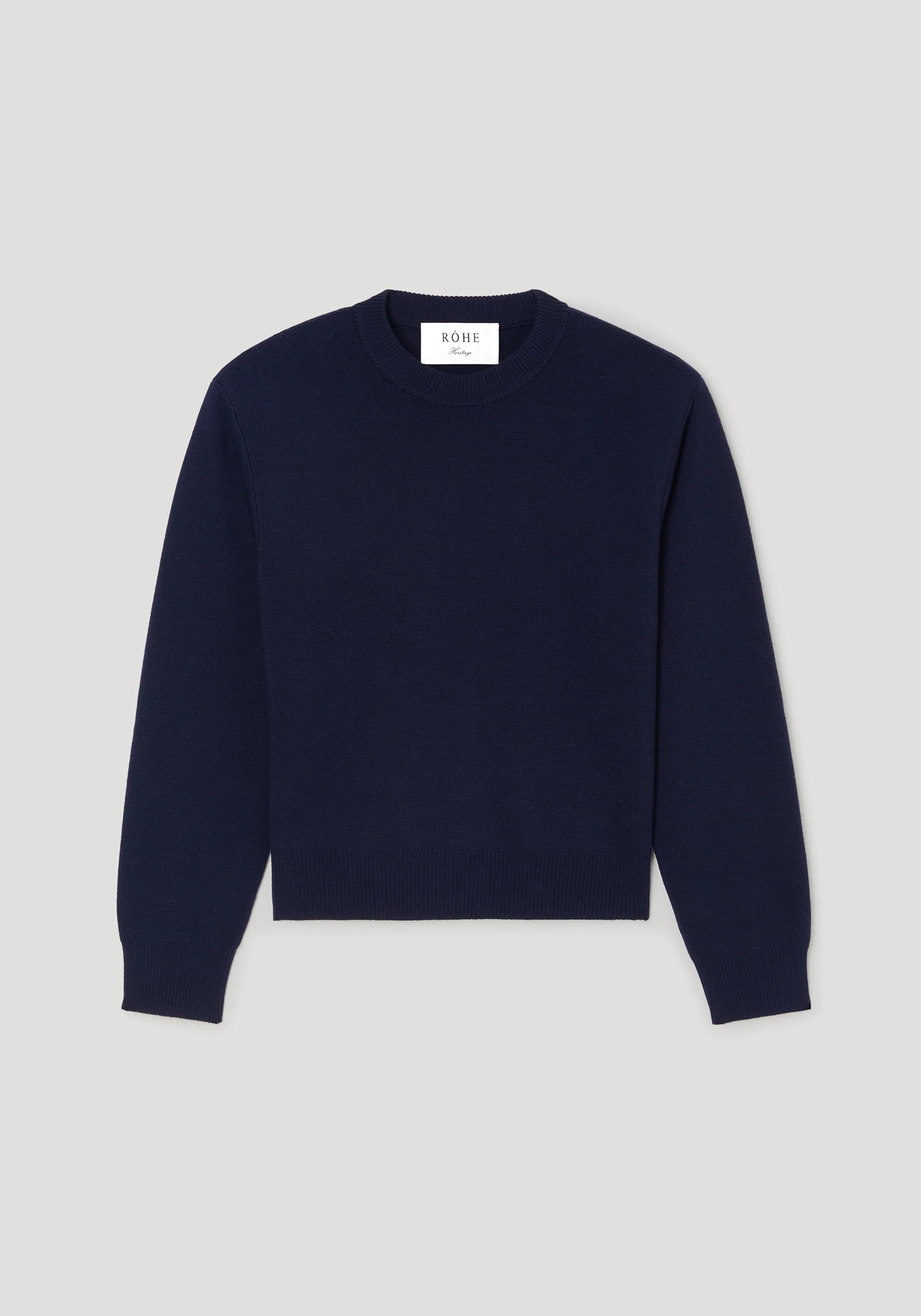 Statement shoulder crewneck | navy - Image 6