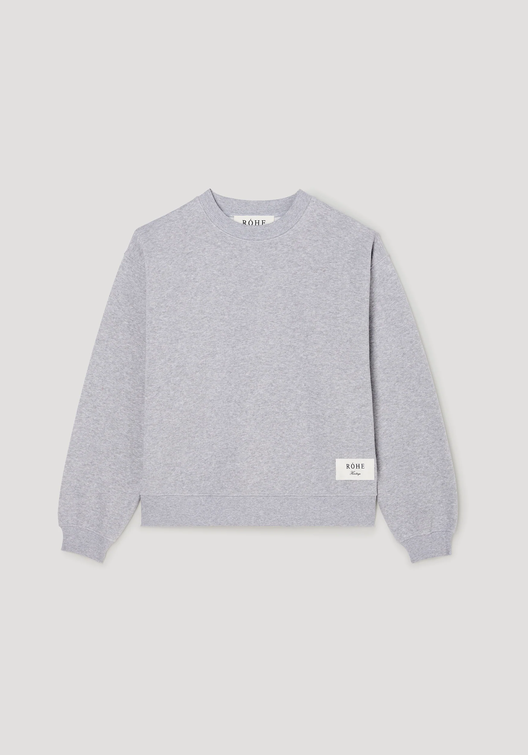 Sweatshirt | mid grey melange - Image 6