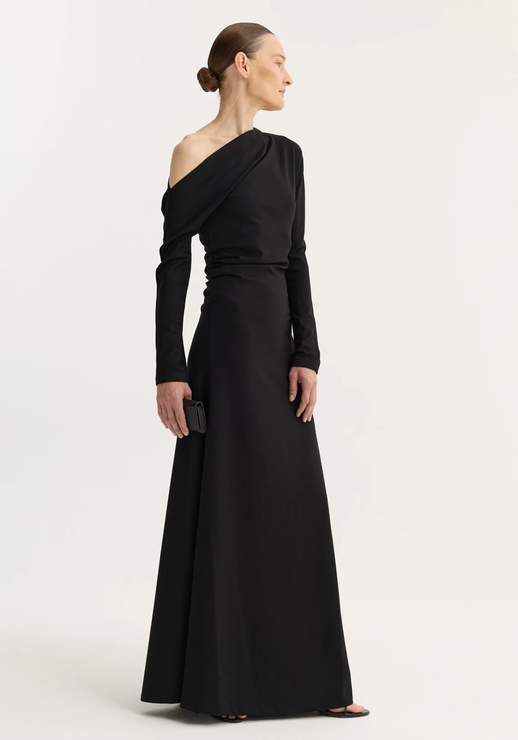 Twisted jersey dress | black - Image 5