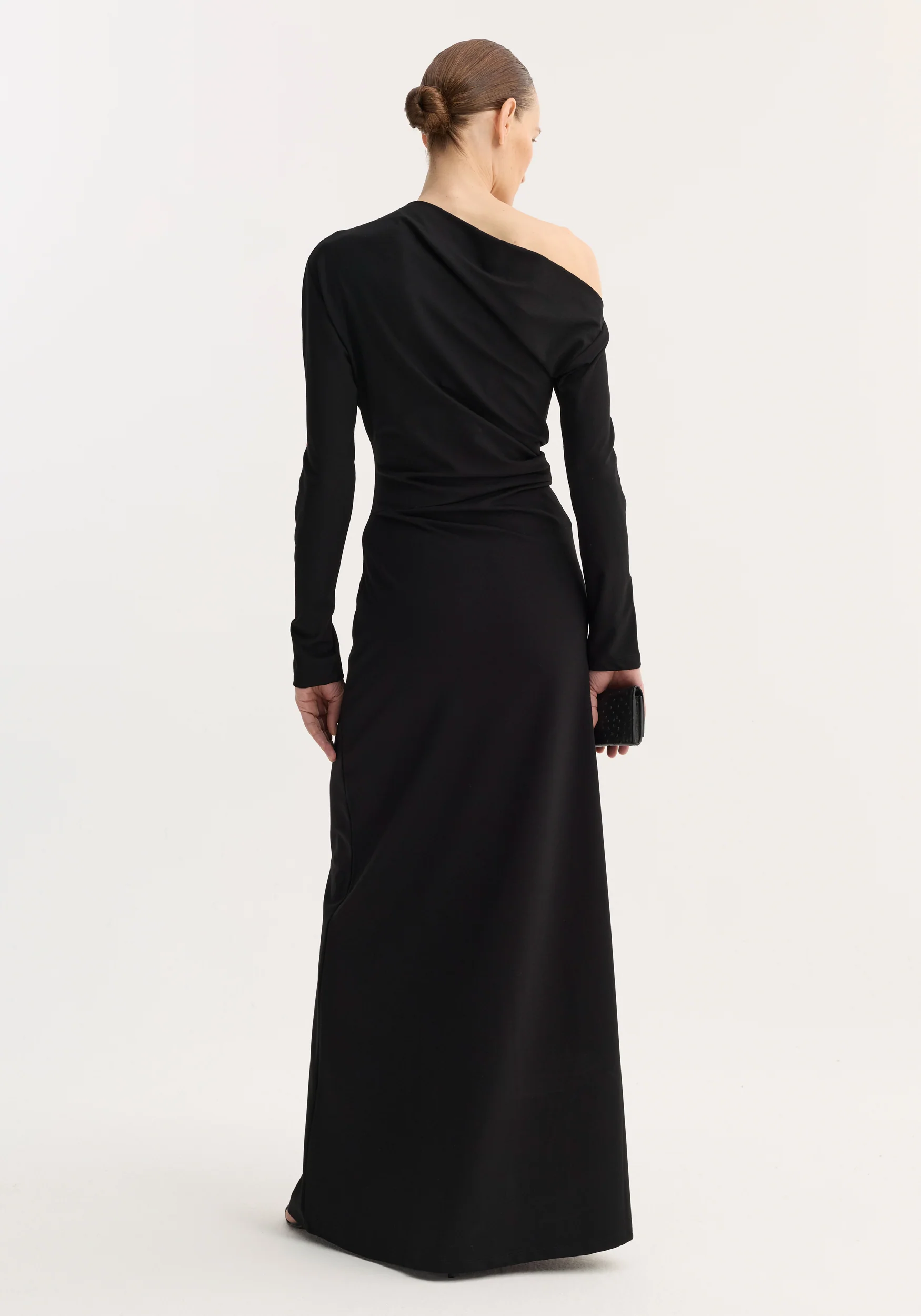 Twisted jersey dress | black - Image 6