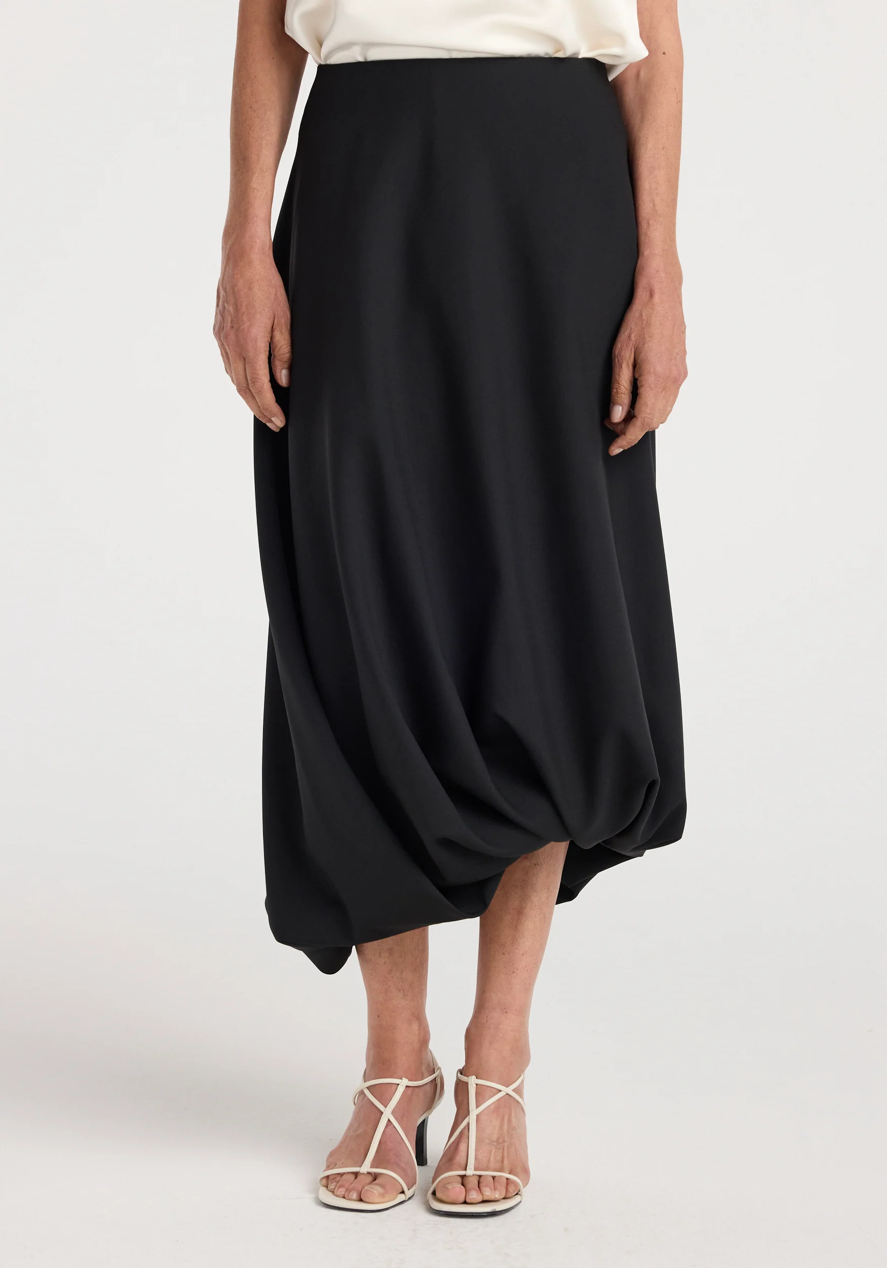 Twisted skirt | black - Image 3