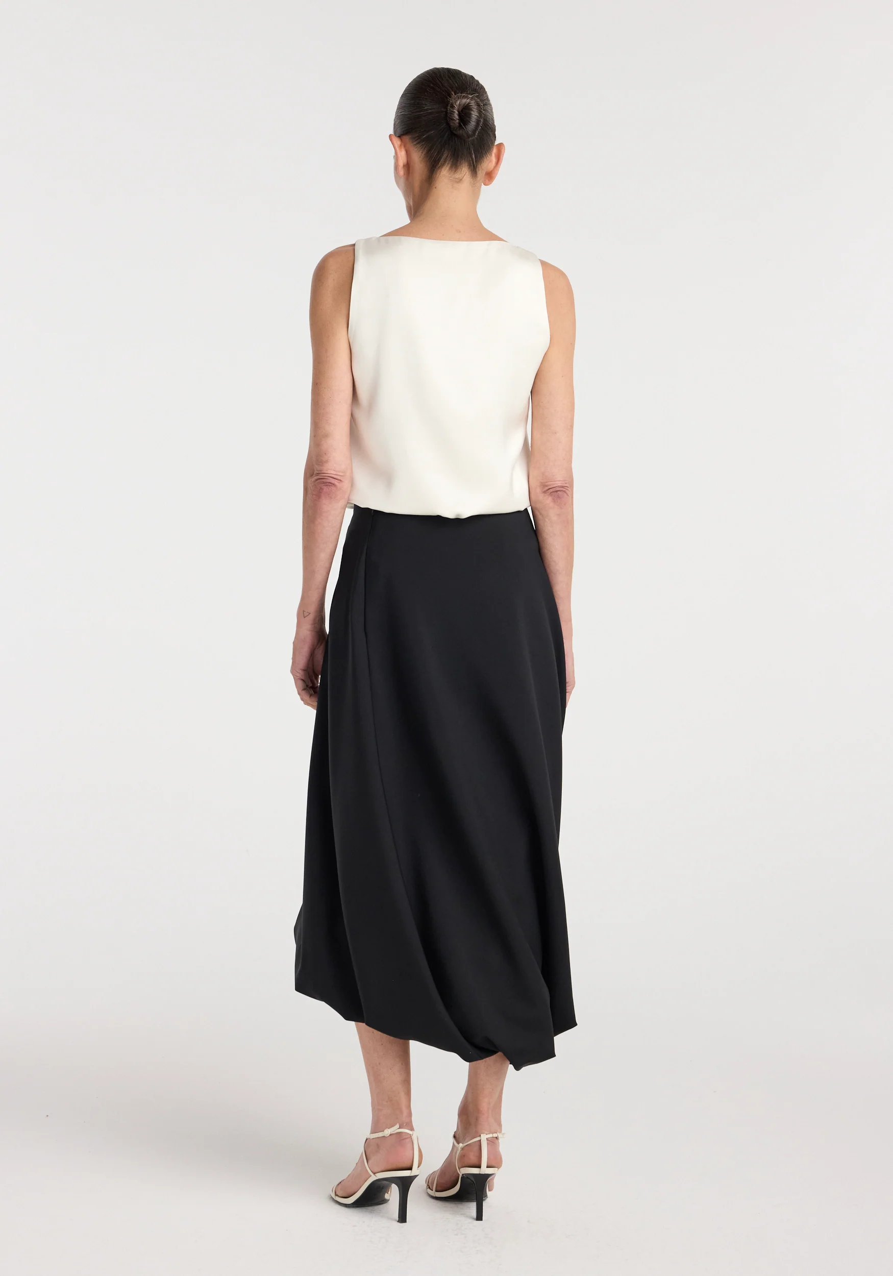 Twisted skirt | black - Image 4