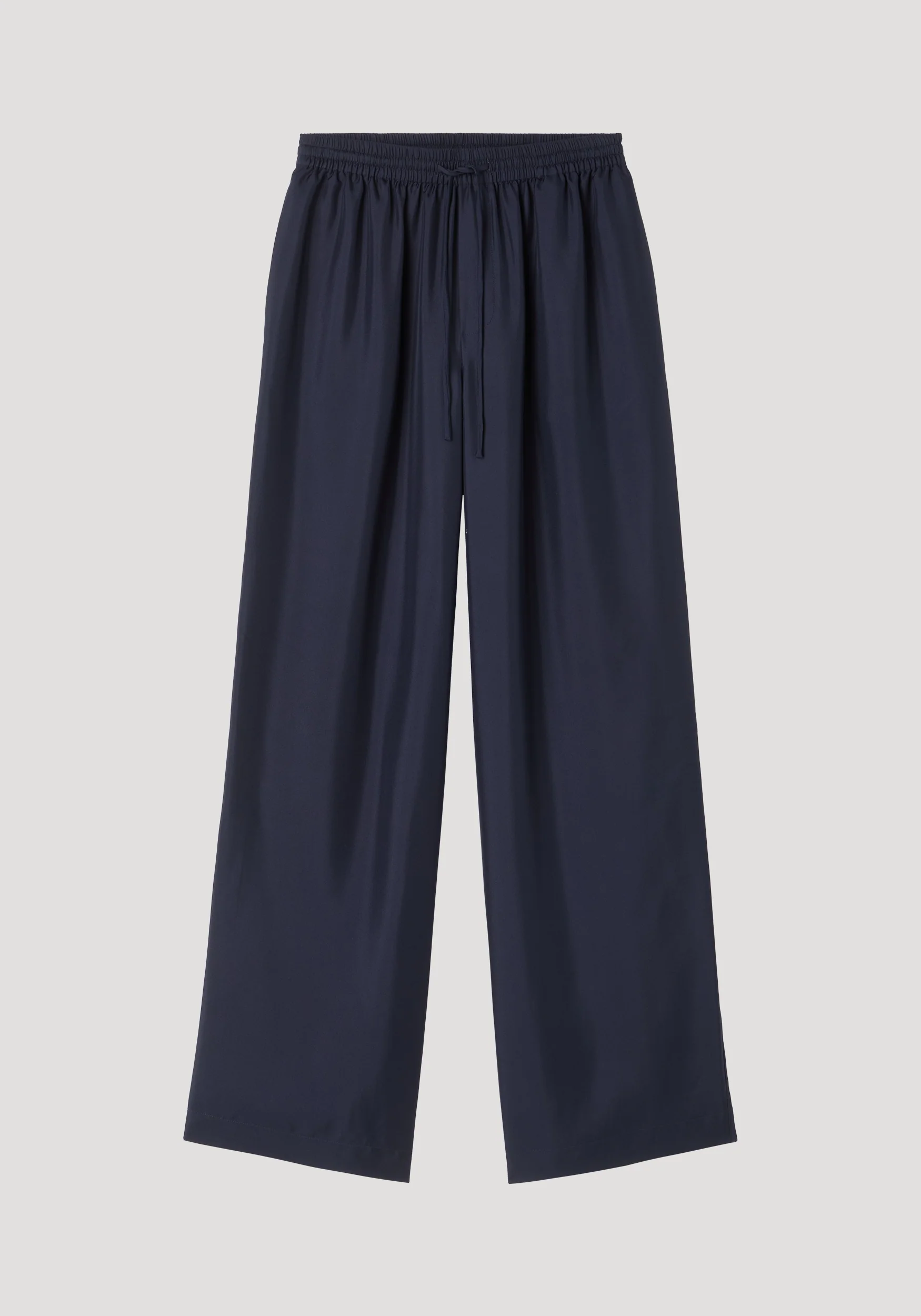 Wide leg silk trousers | night - Image 5
